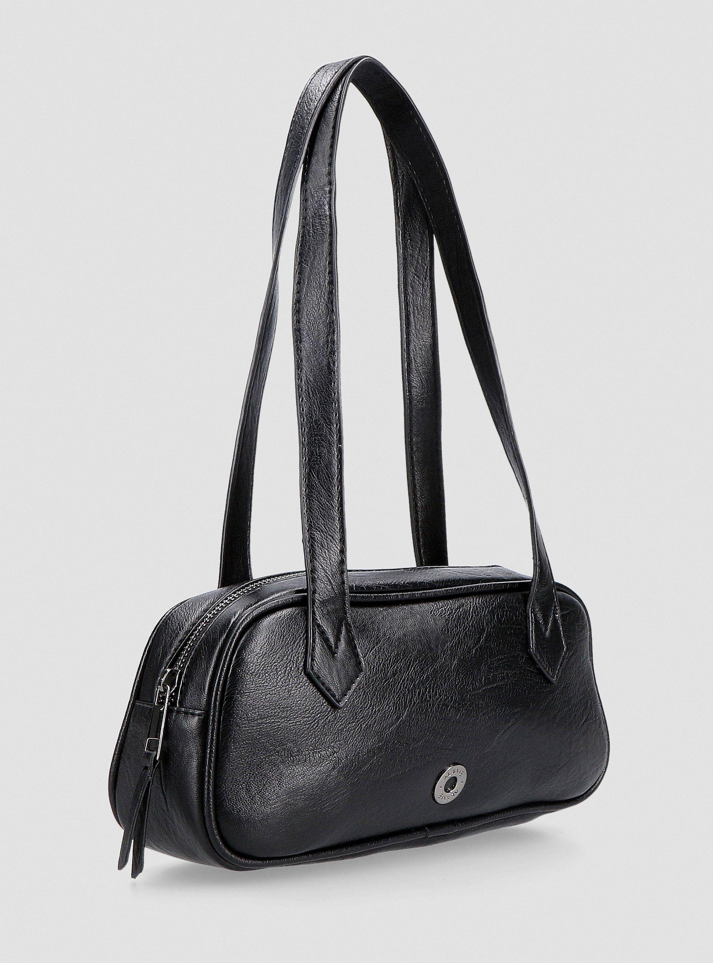 Cartera de Hombro Alargada con Hebillas-3