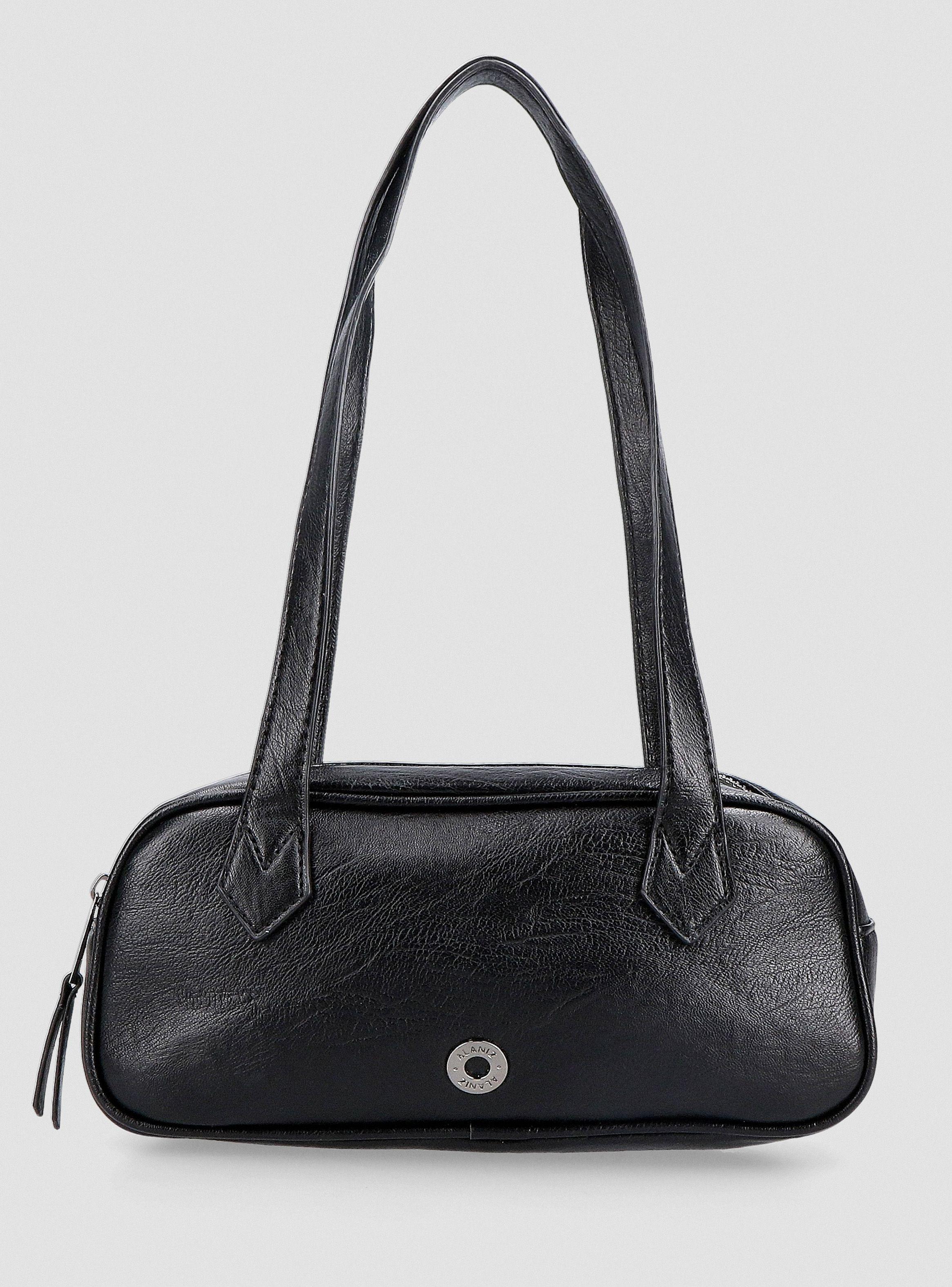 Cartera de Hombro Alargada con Hebillas-2
