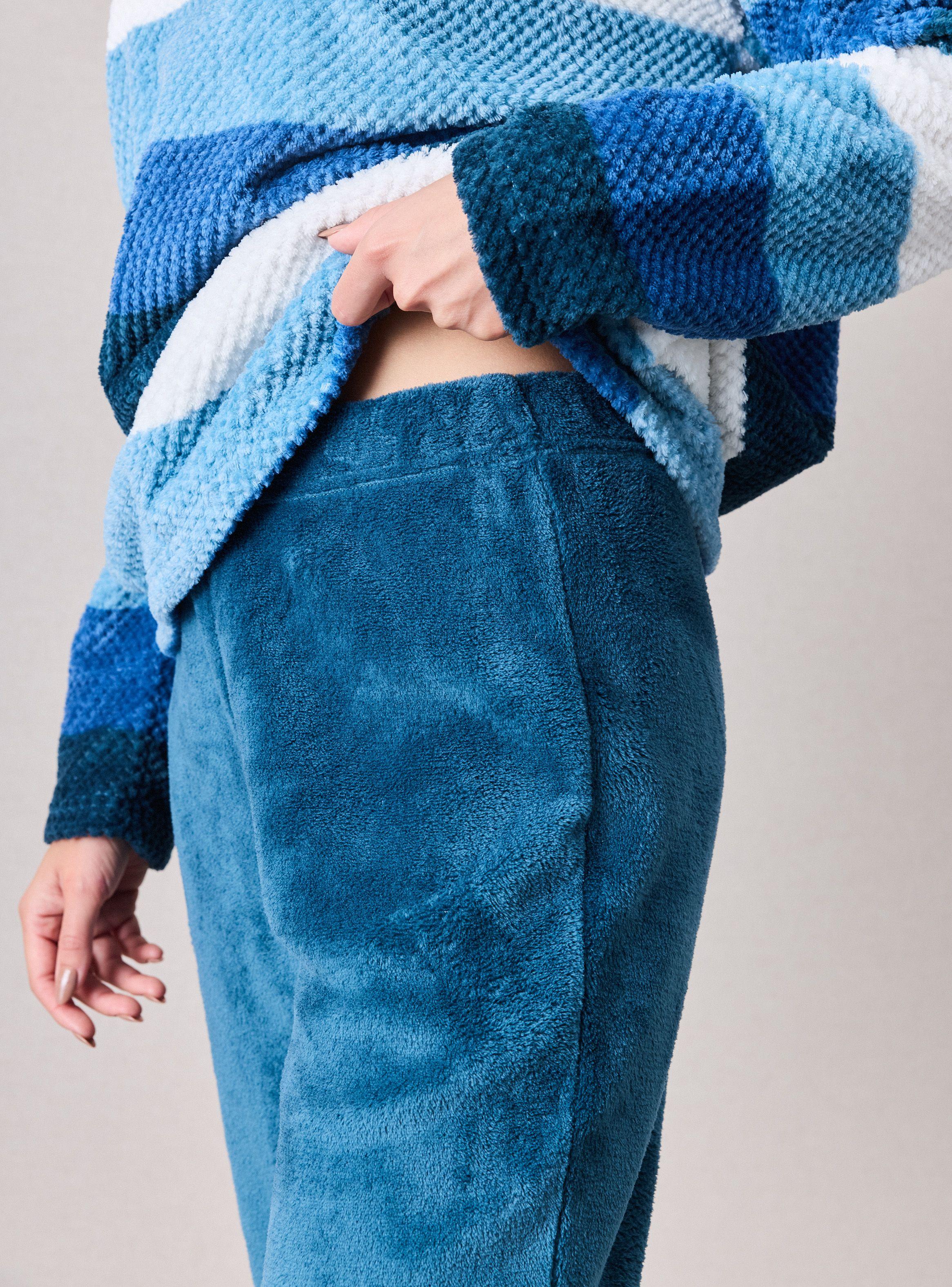 Pijama Coral Fleece Colores Pantalón Polar-3