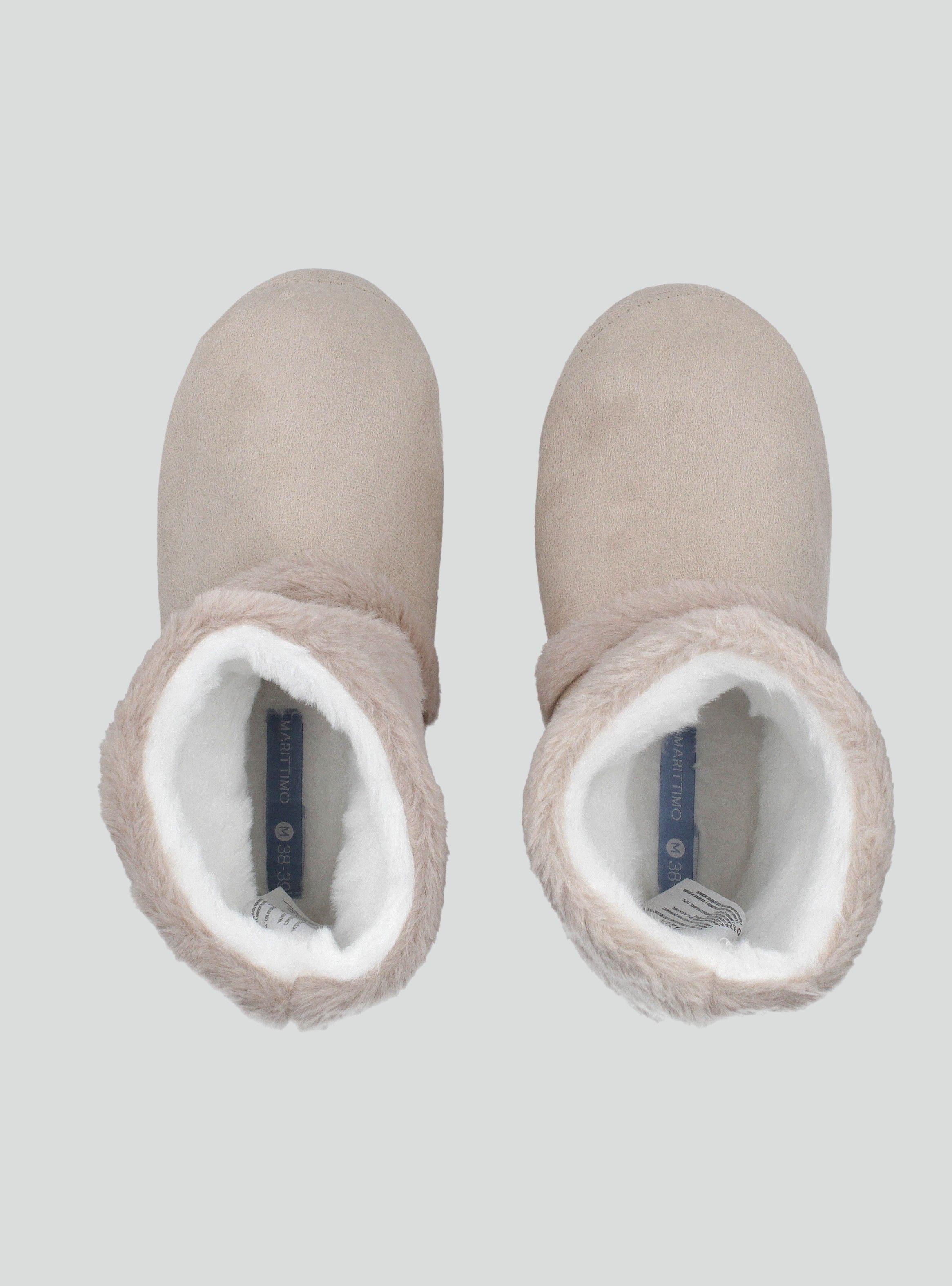 Pantufla Botita Suede con Chiporro-2