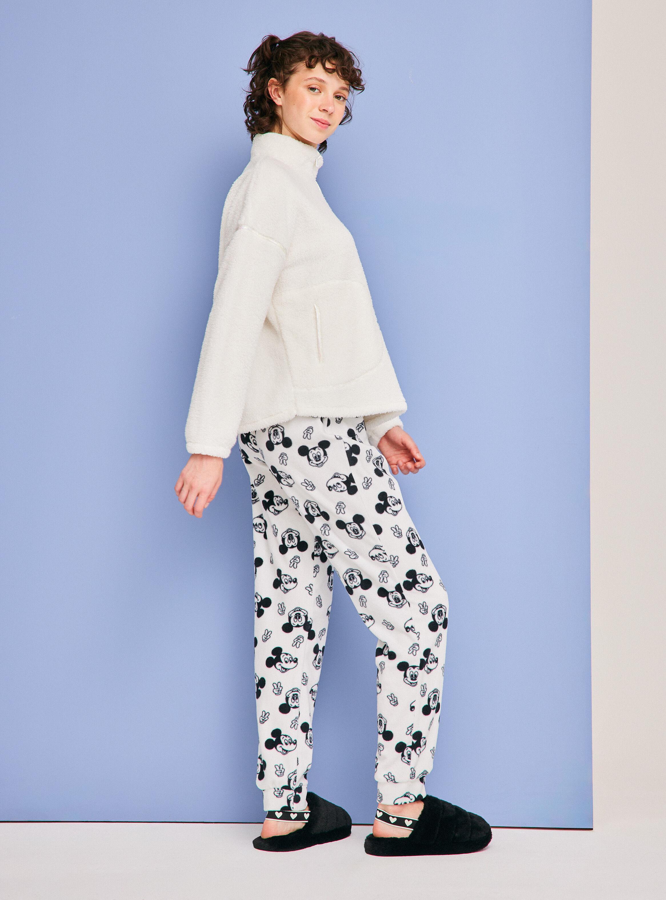 Pijama Disney Mickey Polerón Coral Pantalón Polar-5