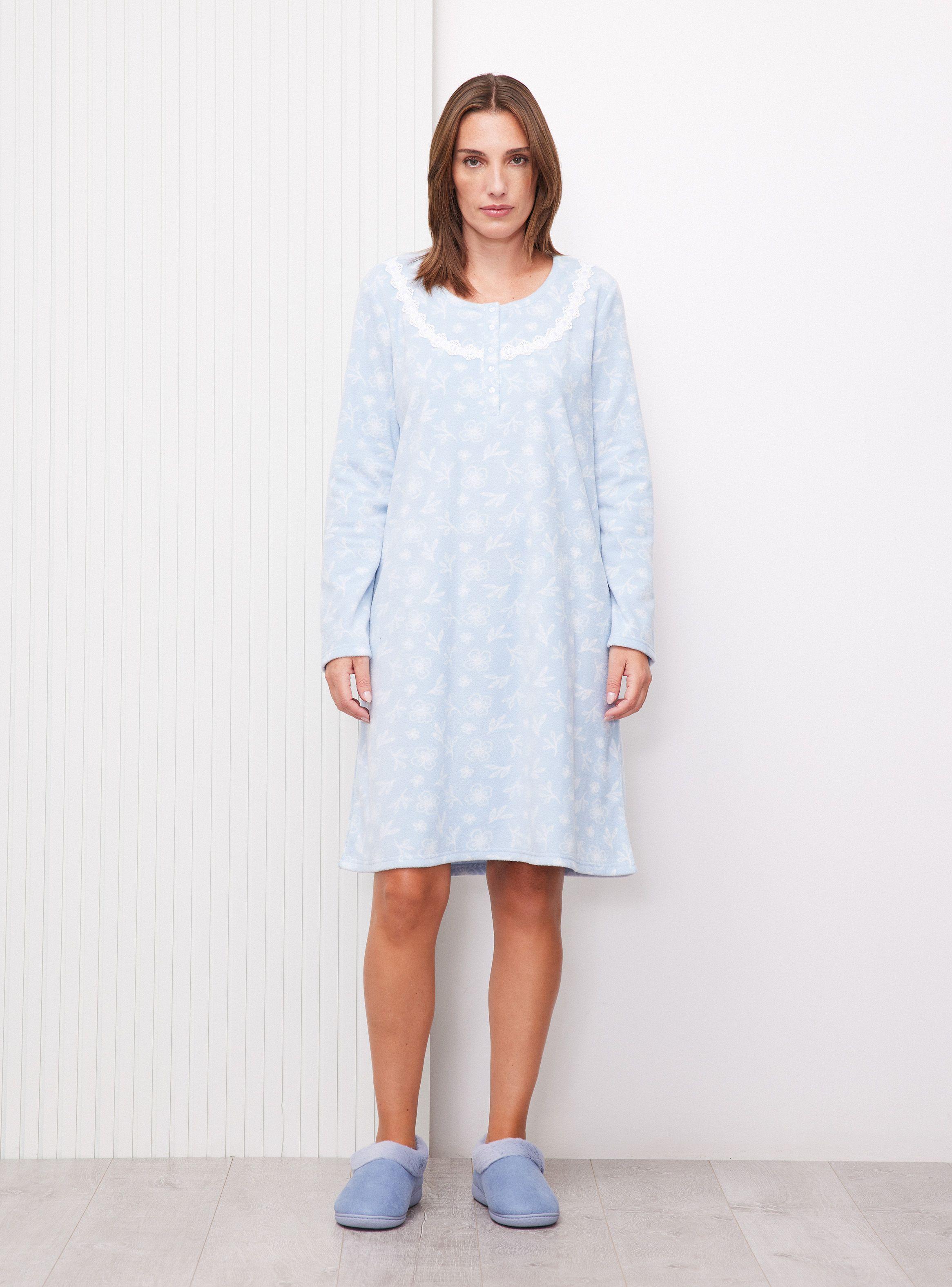 Camisa de Dormir Full Print Polar-4