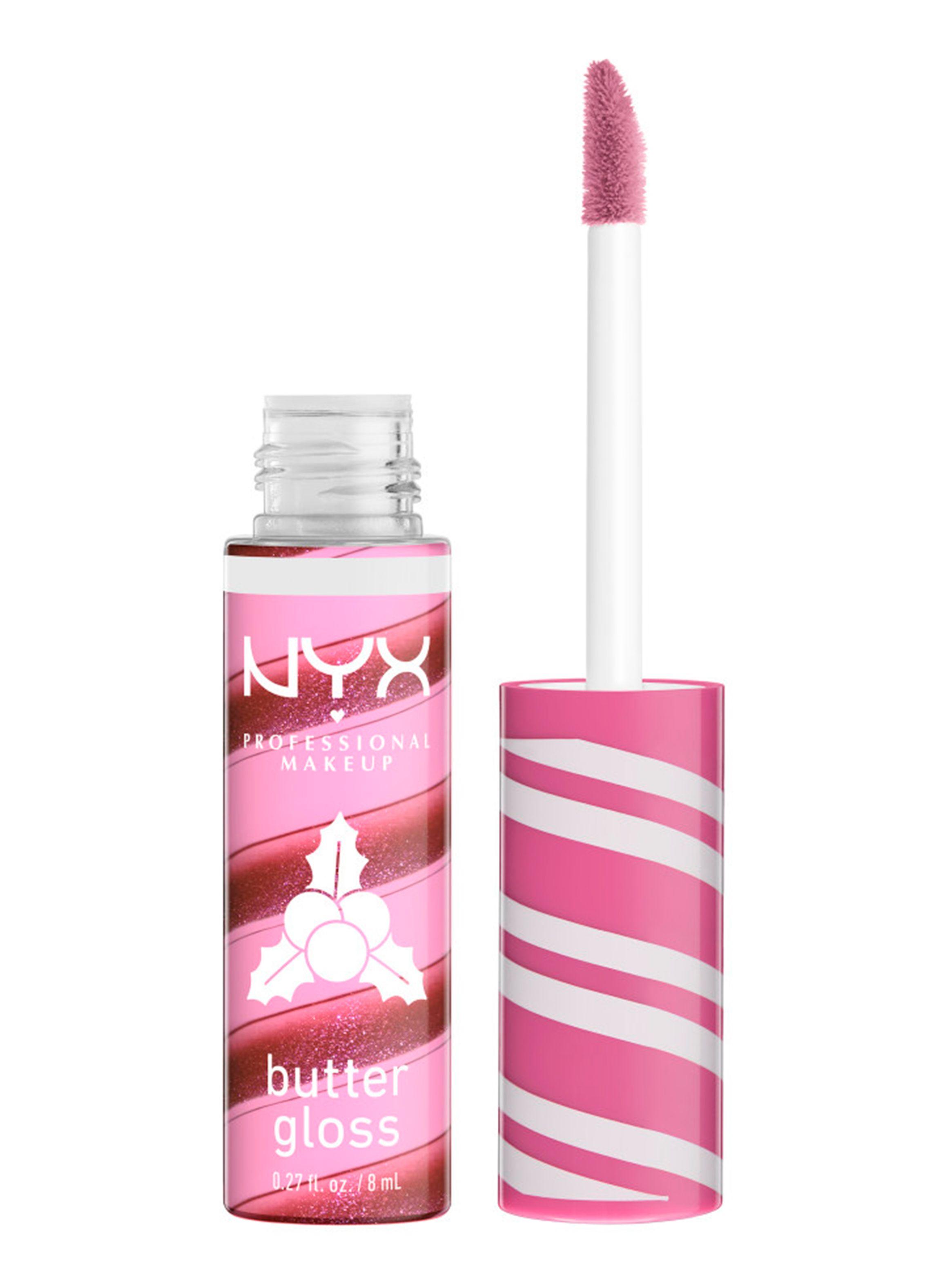 Butter Gloss Swirl, Lip Gloss, Holly Berry Swirl NYX Professional Makeup 8 ml-2