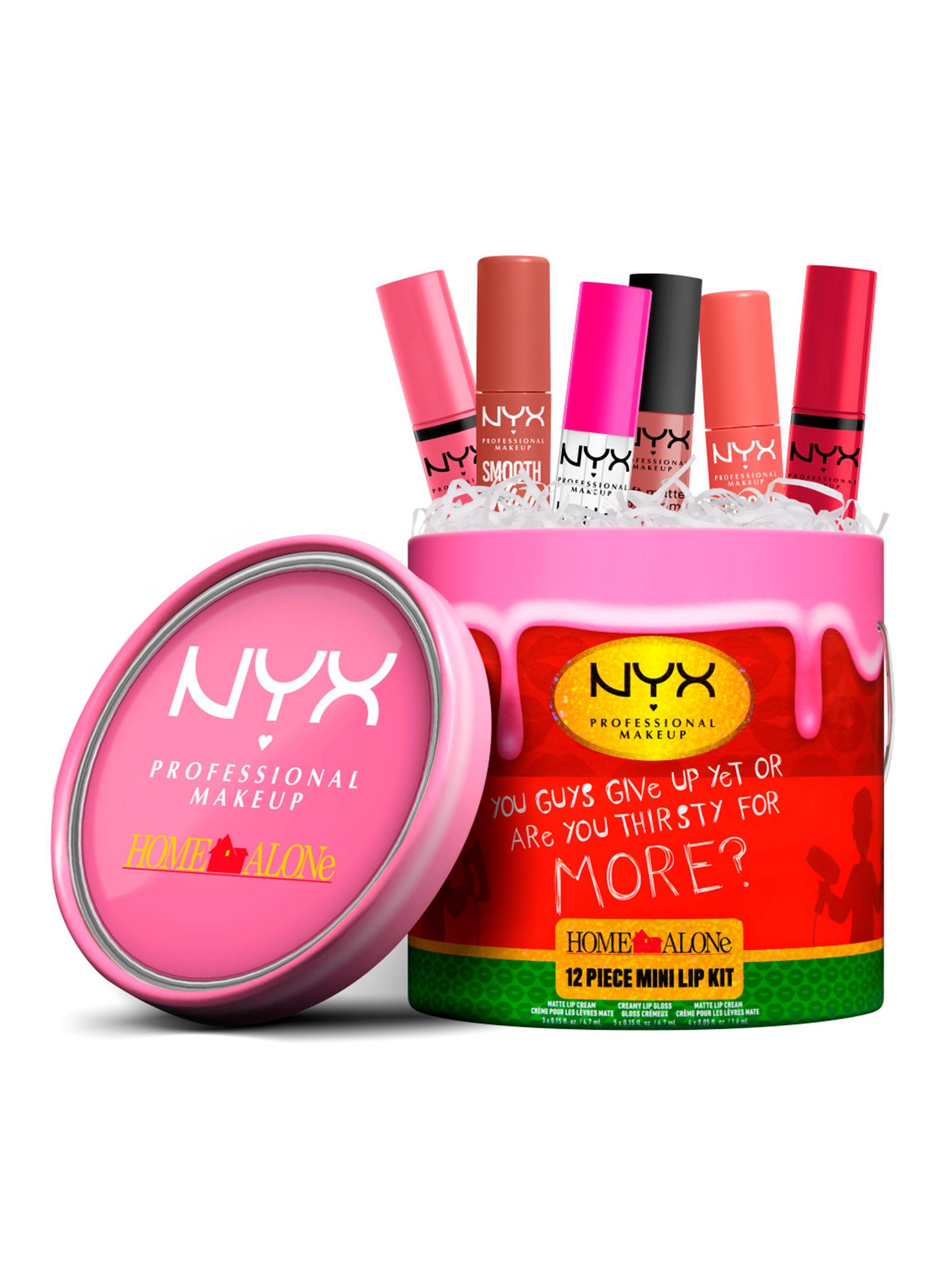 NYX Professional Makeup Home Alone Paint Can Mini Lip Kit-3