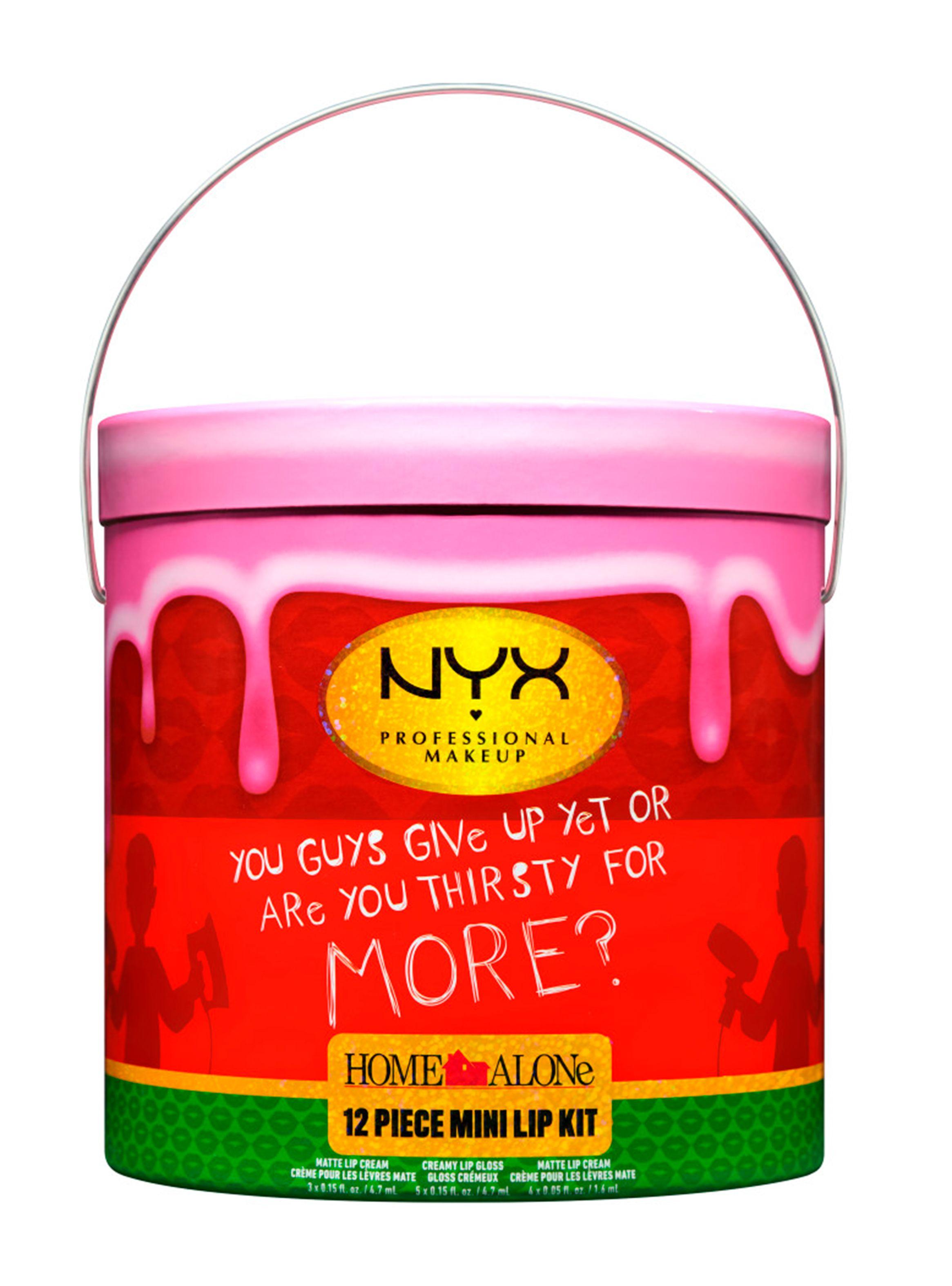NYX Professional Makeup Home Alone Paint Can Mini Lip Kit-1