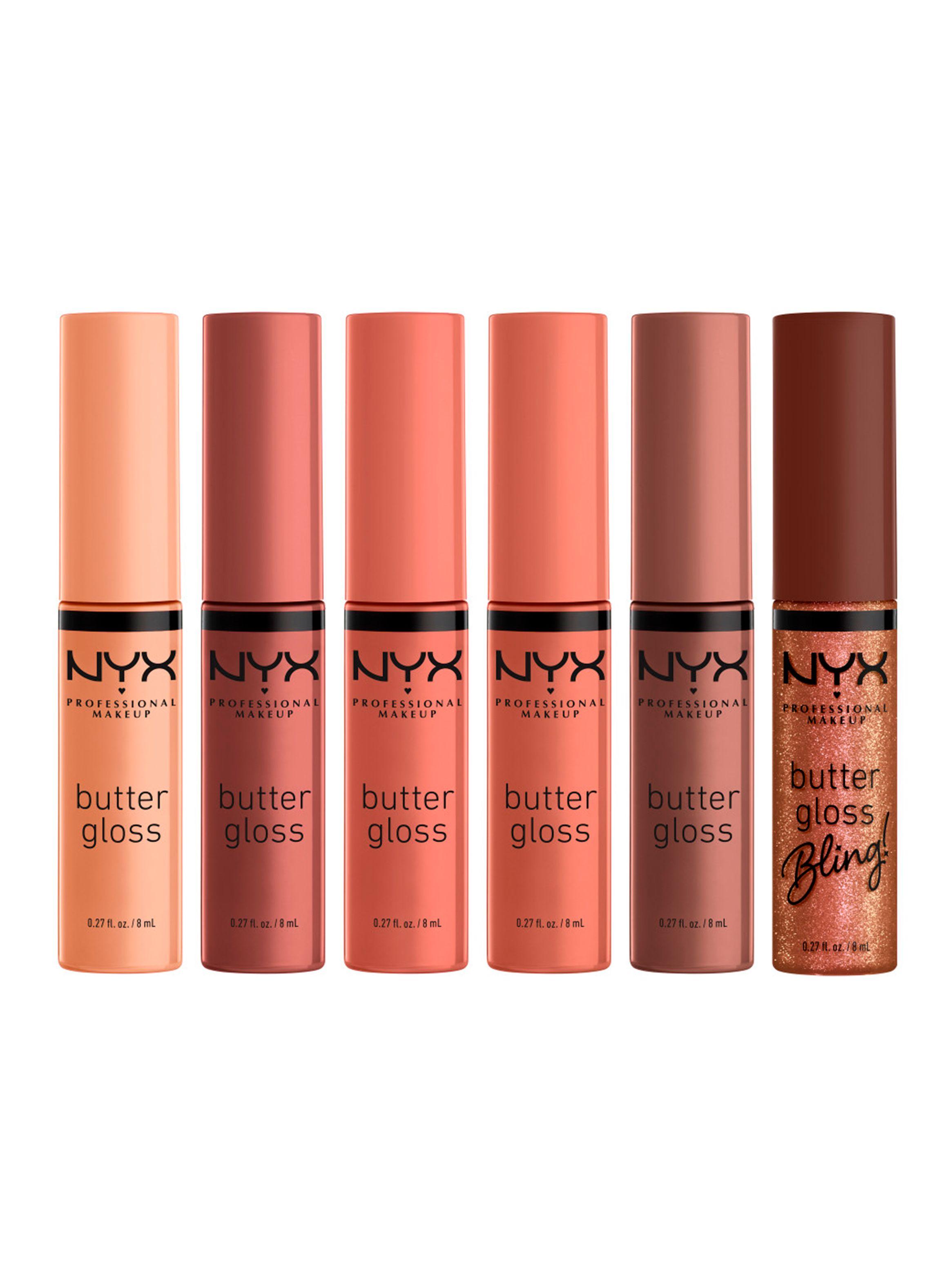 NYX Professional Makeup Home Alone Butter Gloss Pizza Vault Nudes-2
