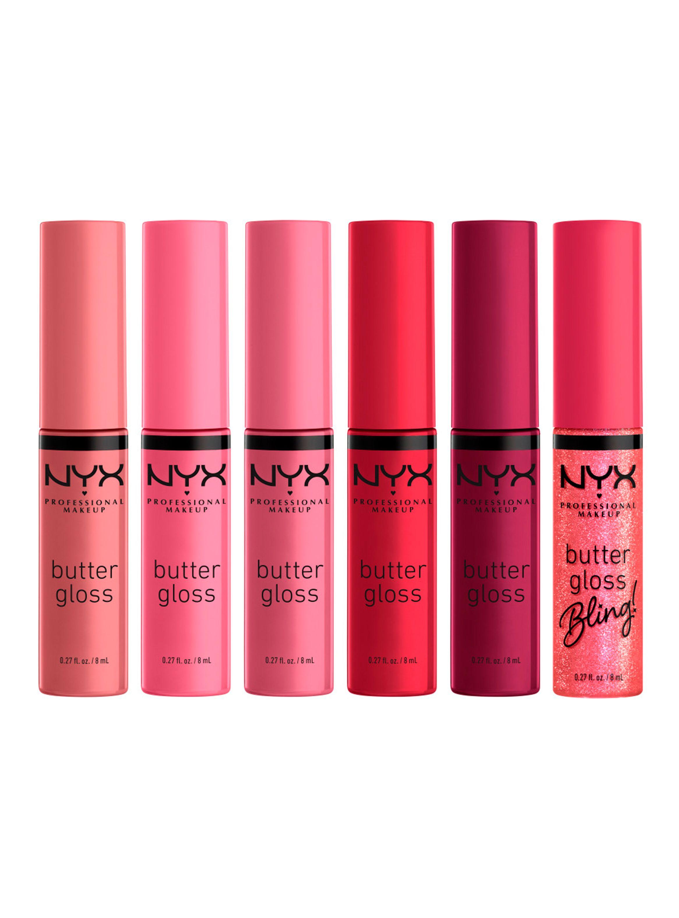 NYX Professional Makeup Home Alone Butter Gloss Pizza Vault Pinks and Reds-2
