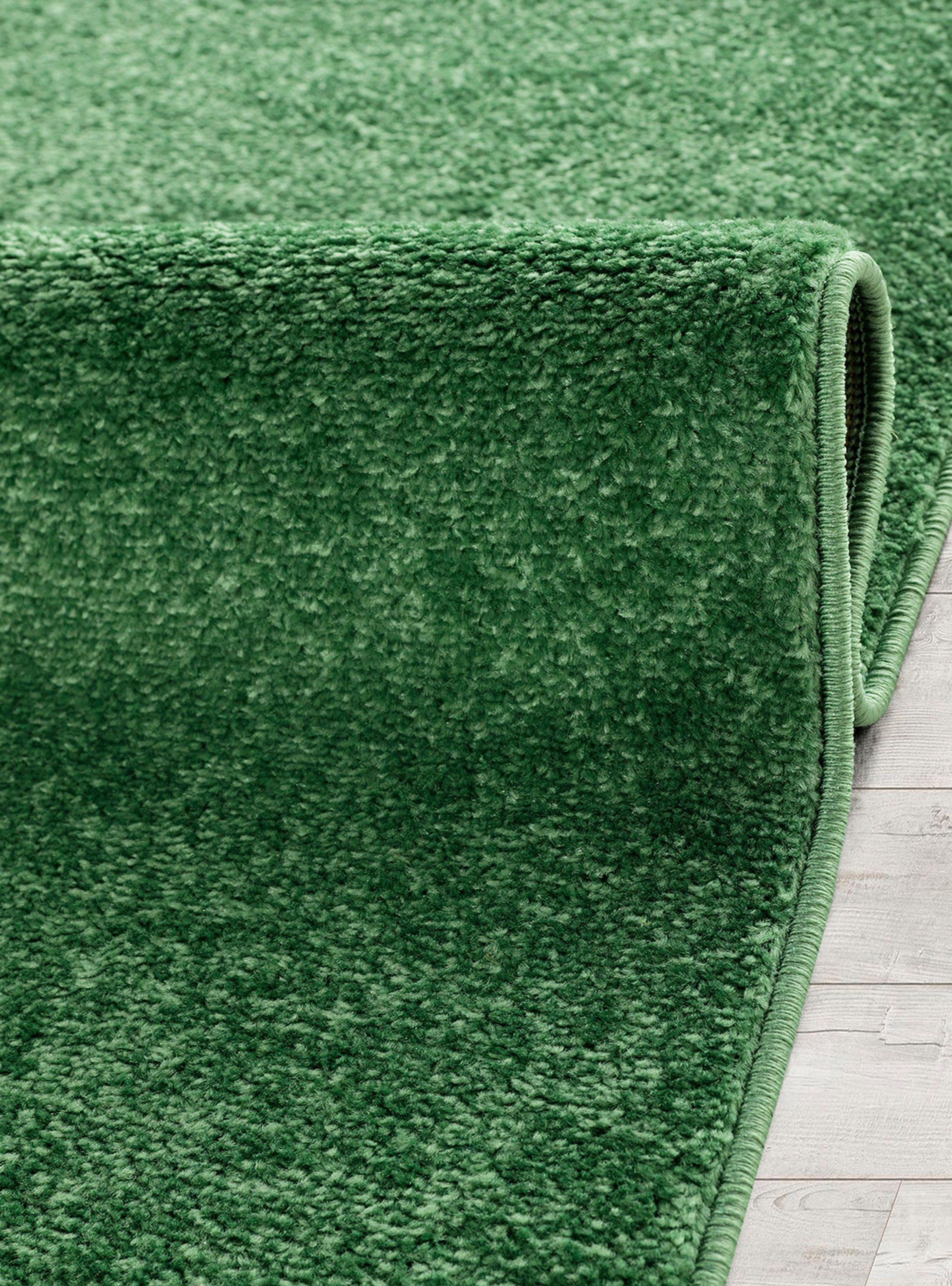 Alfombra Living-Comedor 160 x 210 cm Florida Verde Liso-1