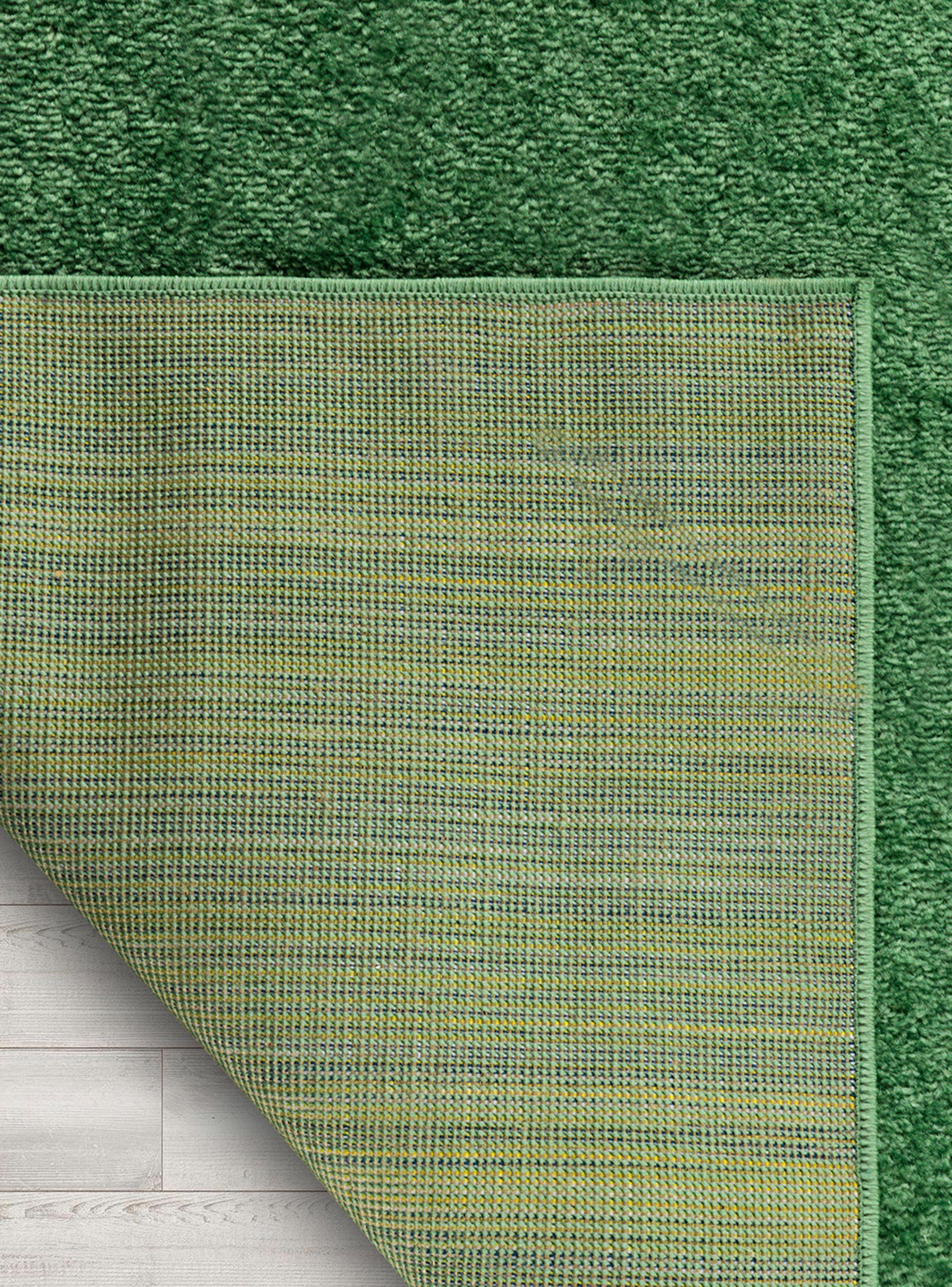 Alfombra Living-Comedor 160 x 210 cm Florida Verde Liso-2
