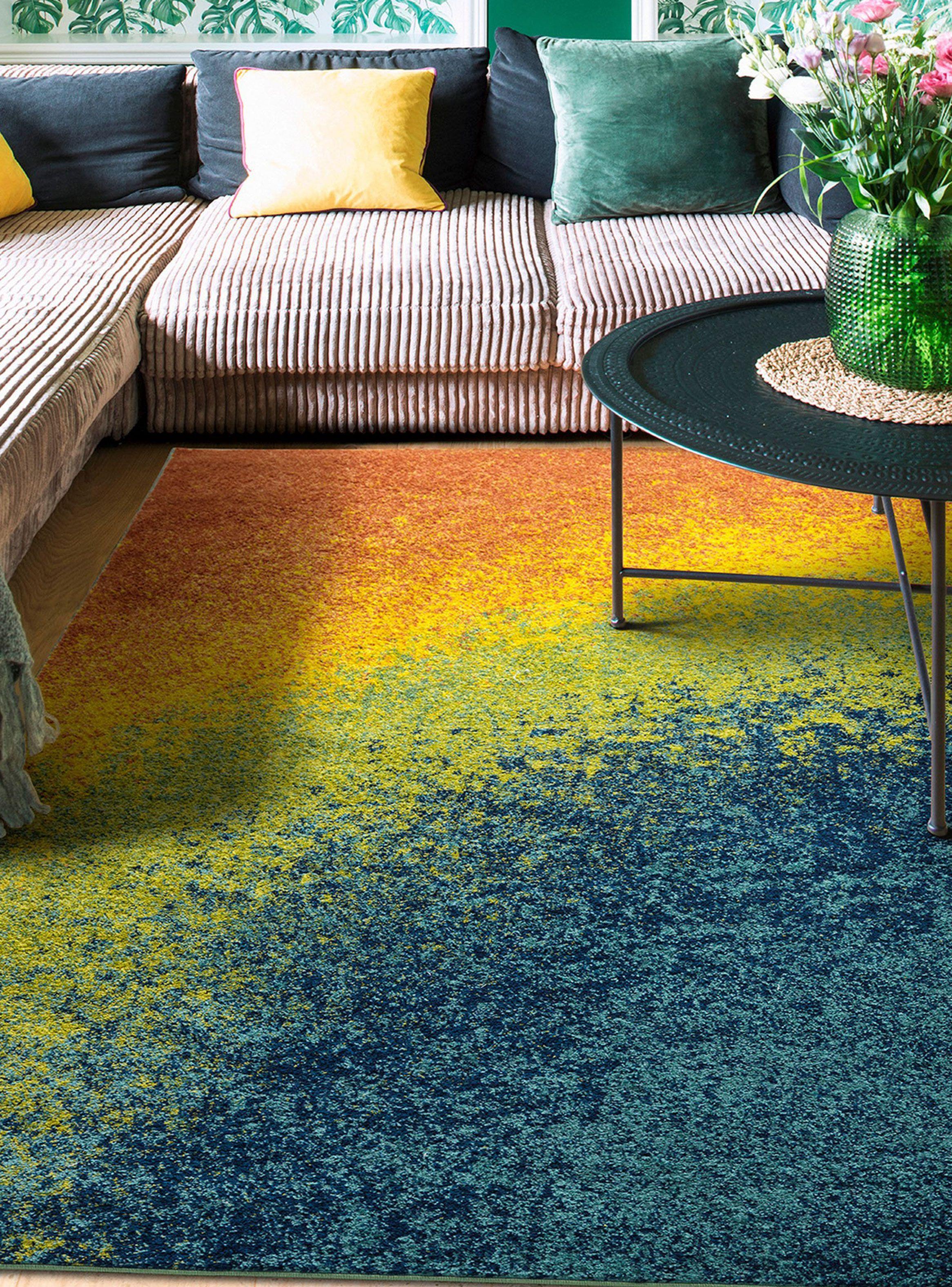 Alfombra 120 x 180 cm Florida Multicolor Texturas-4
