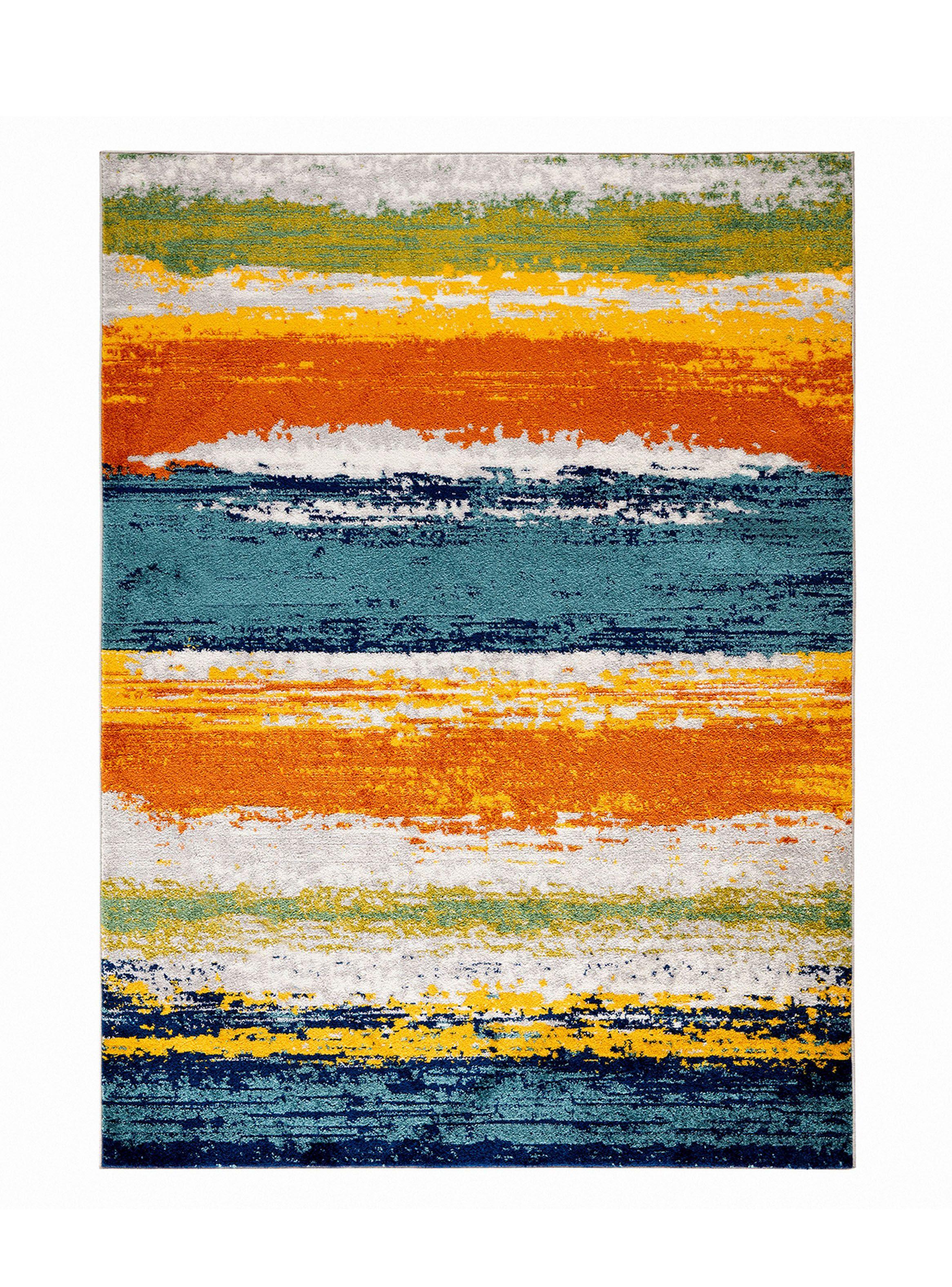 Alfombra Living-Comedor 160 x 210 cm Florida Verde Texturas-0