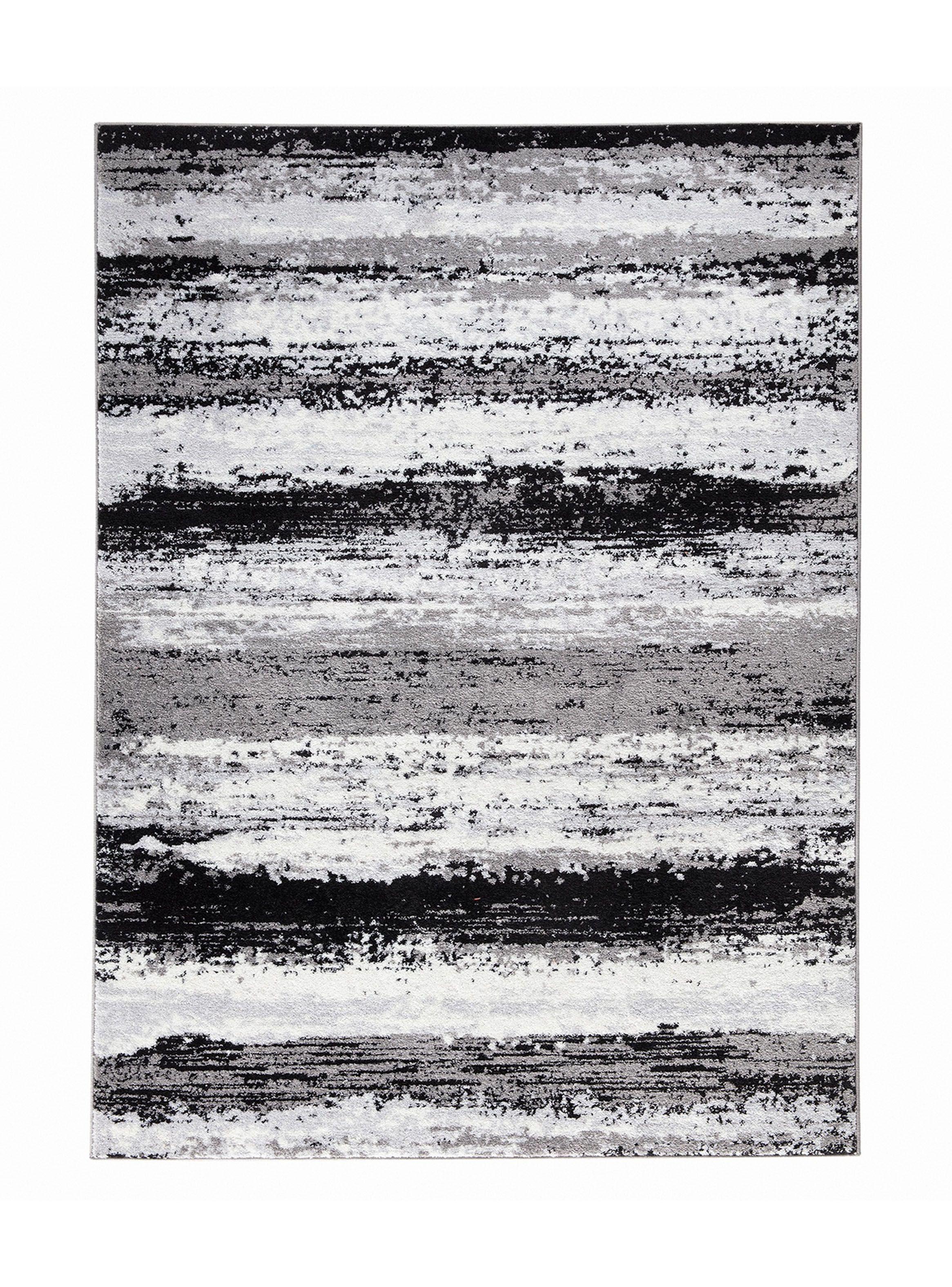 Alfombra Living-Comedor 160 x 210 cm Florida Gris Texturas-0
