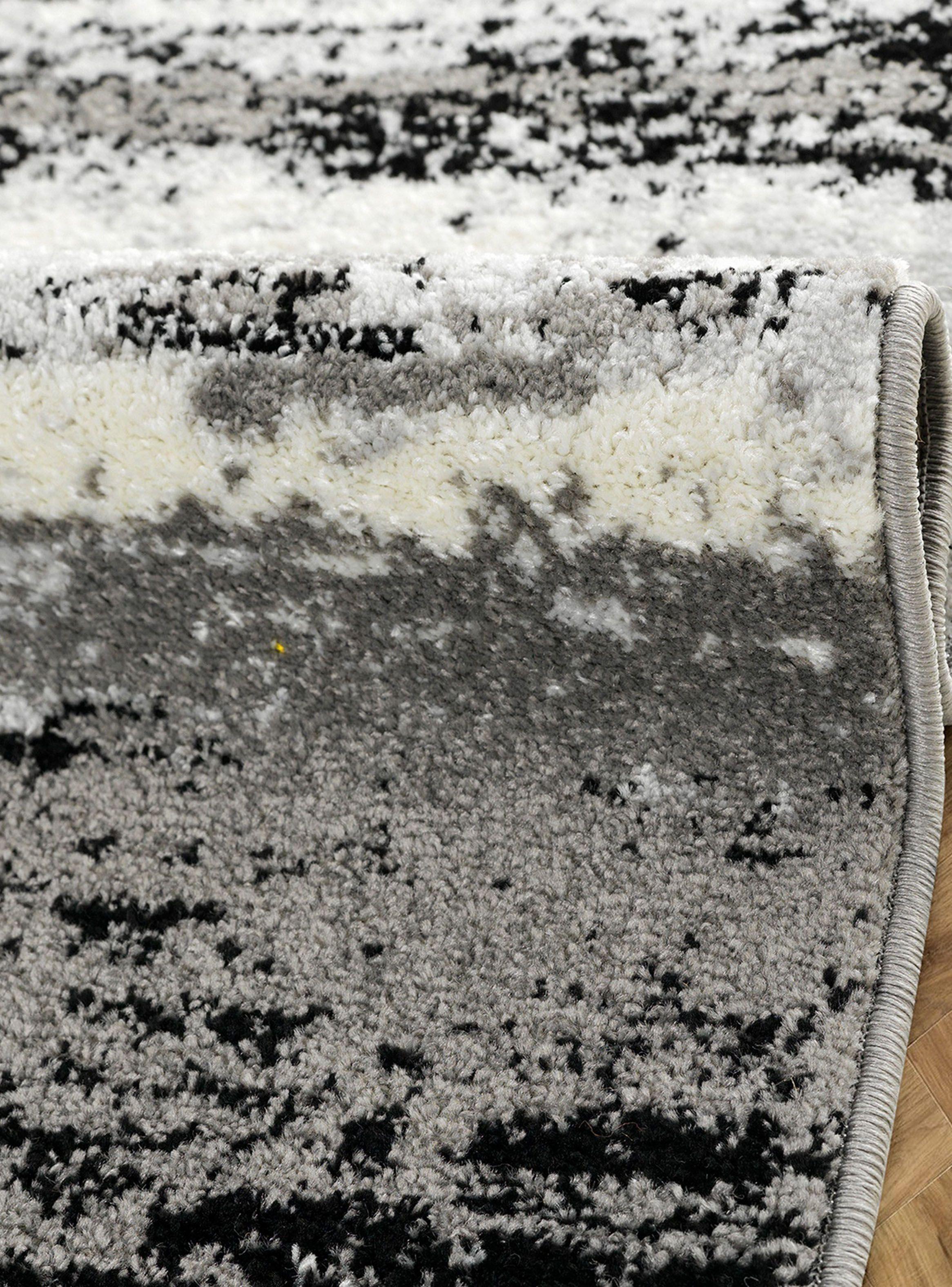 Alfombra Living-Comedor 200 x 290 cm Florida Gris Texturas-1