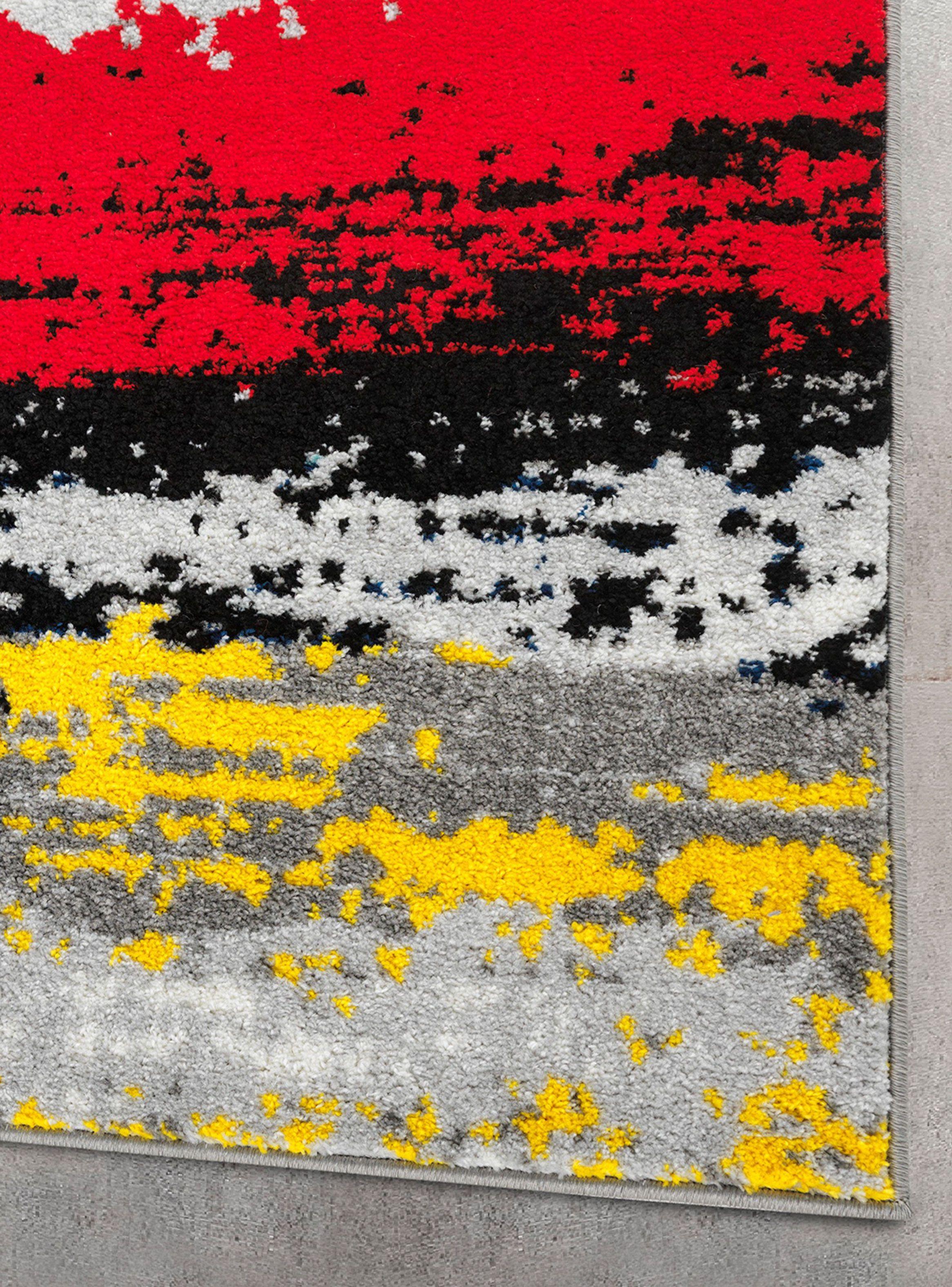Alfombra de Pasillo 70 x 230 cm Modalfo Florida Rojo-1