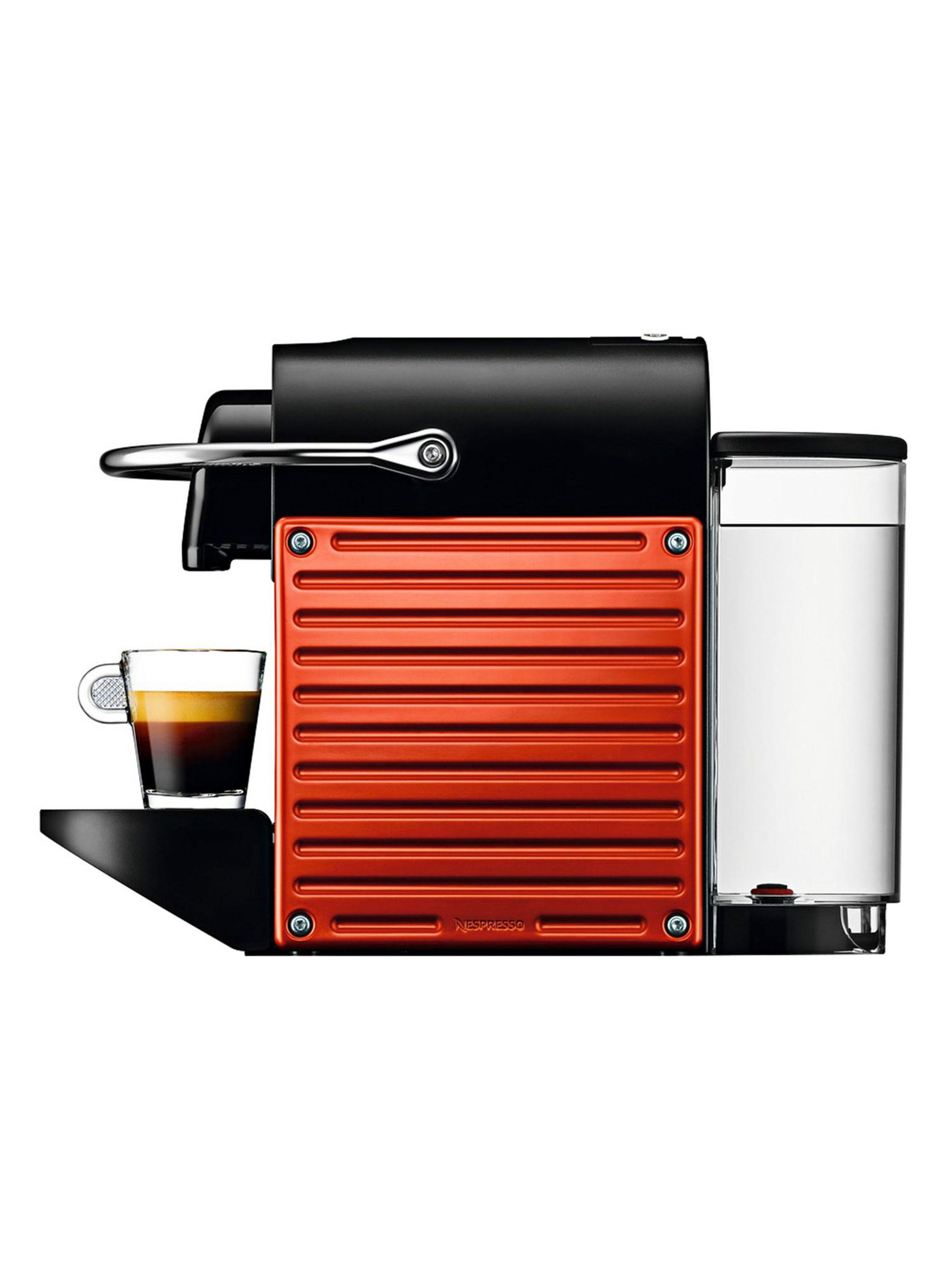 Cafetera Nespresso Pixie C60 Roja y Espumador de Leche-2