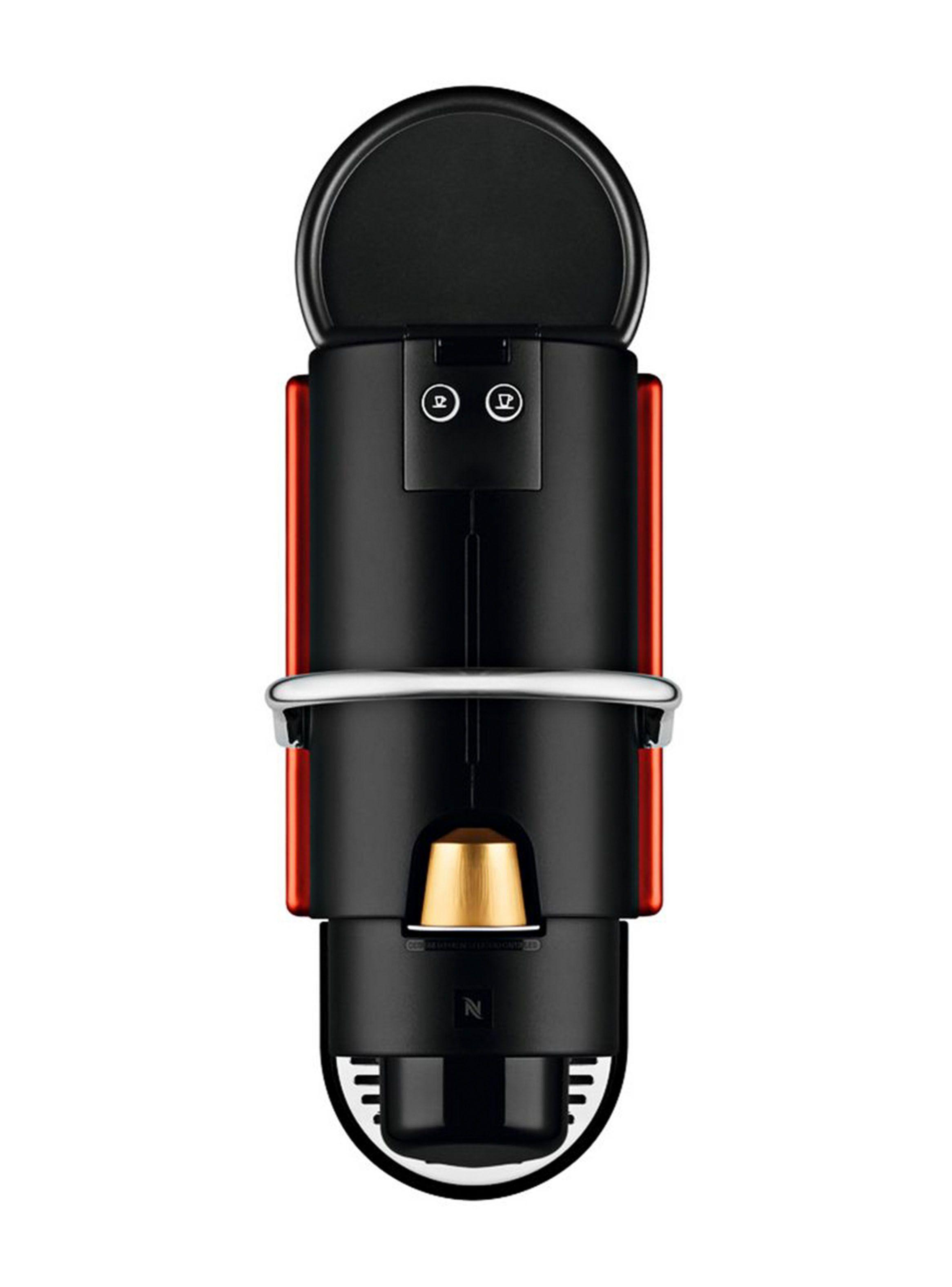Cafetera Nespresso Pixie C60 Roja y Espumador de Leche-3