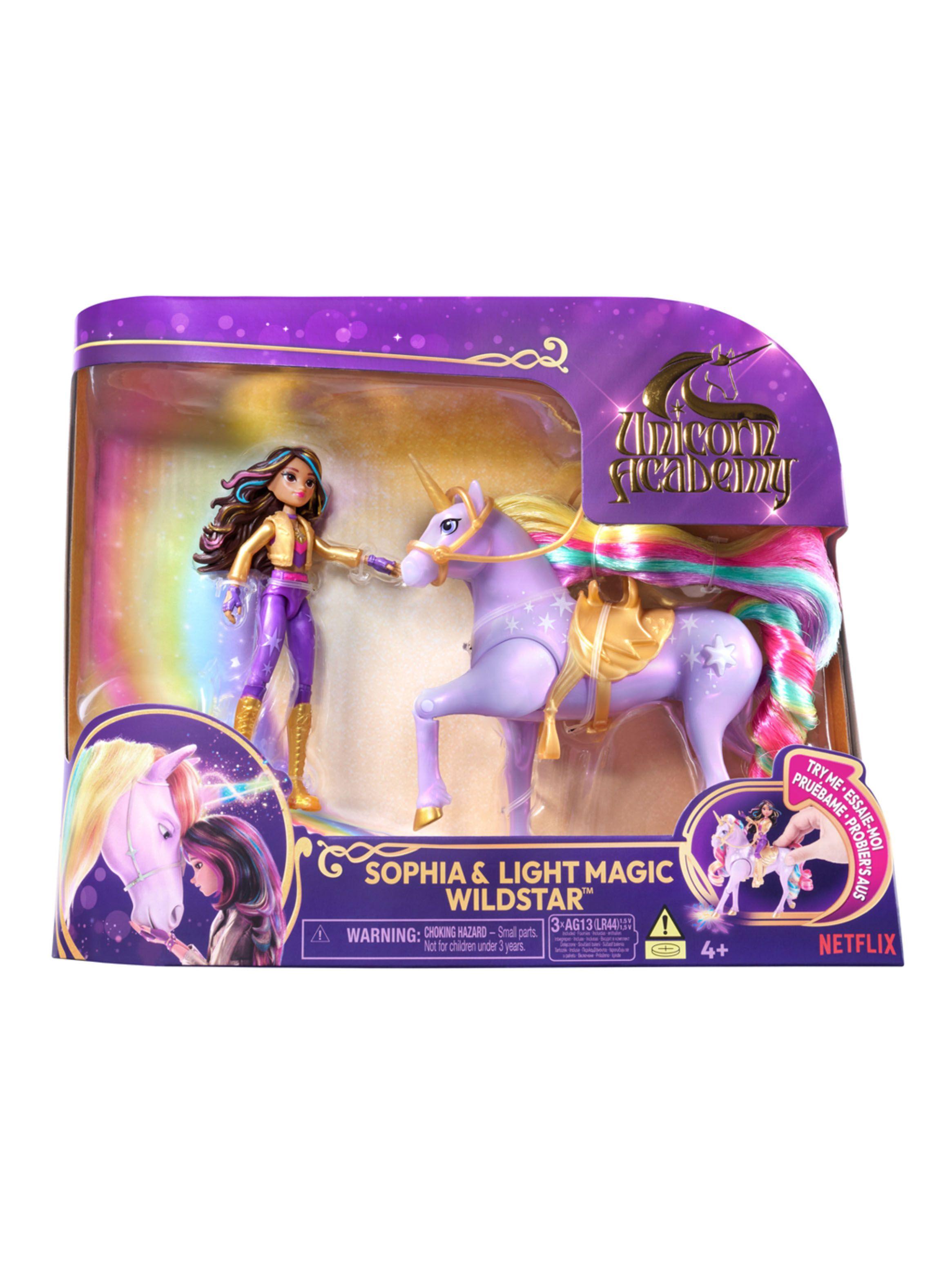 Muñeca Academia Unicornio Sophia Unicornio con Luz-1