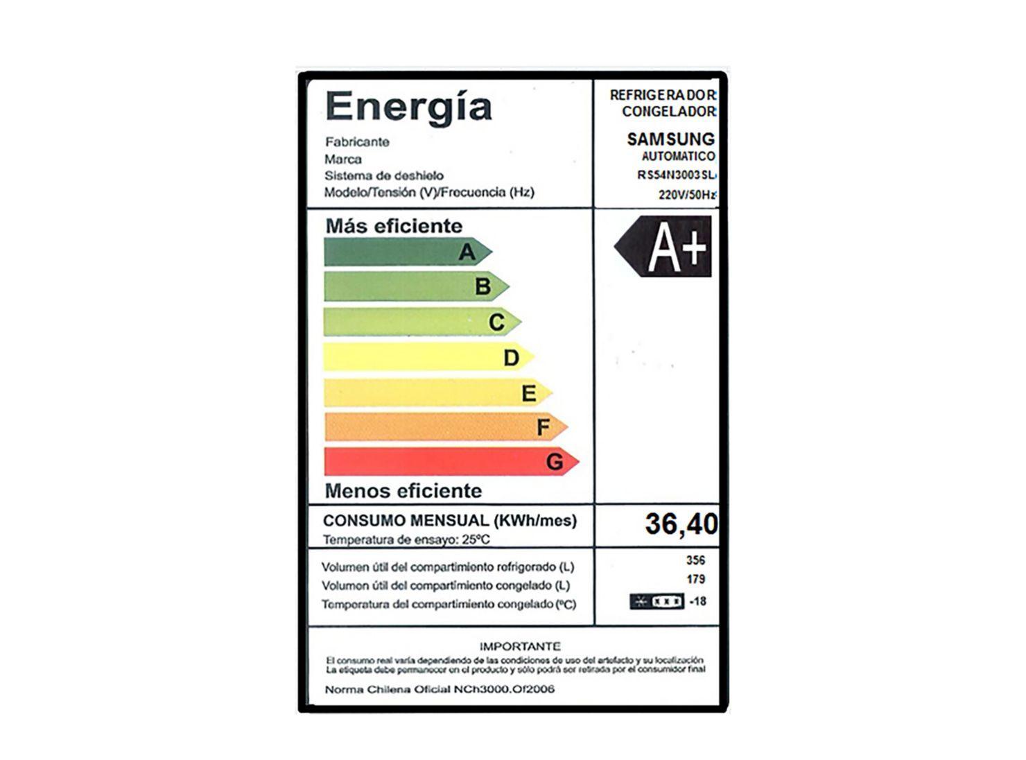 Refrigerador Side by Side No Frost 535 Litros RS54N3003SL/ZS-4