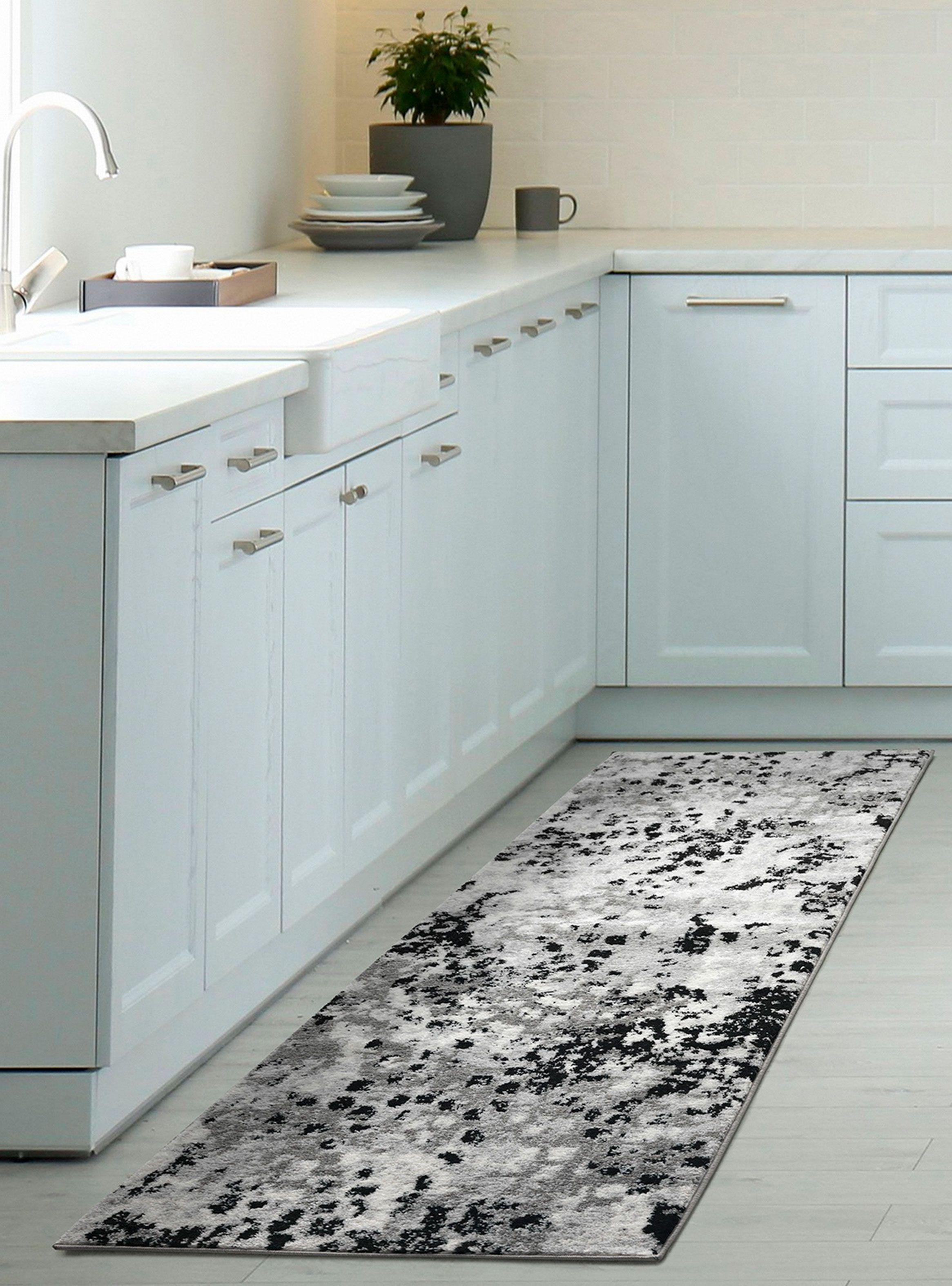 Alfombra de Pasillo 70 x 230 cm Florida Gris-2