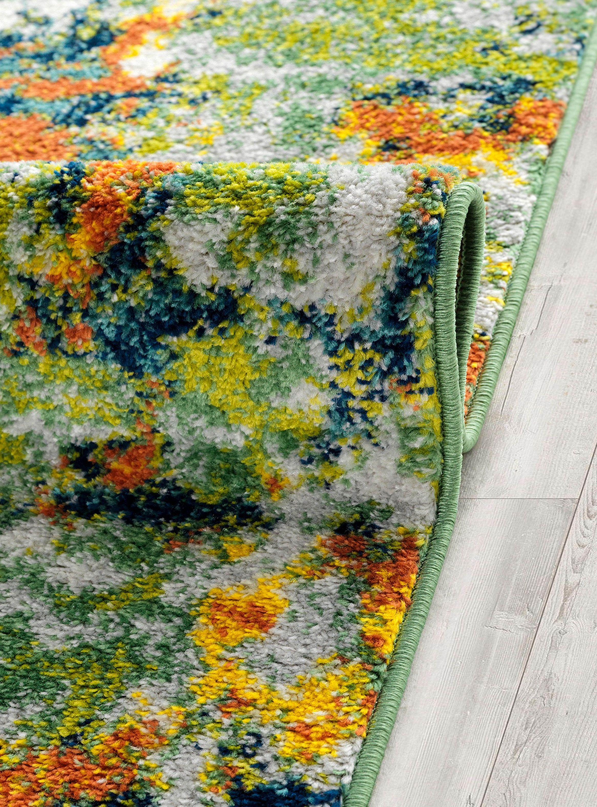 Alfombra 160 x 210 cm Florida Multicolor Puntos-1