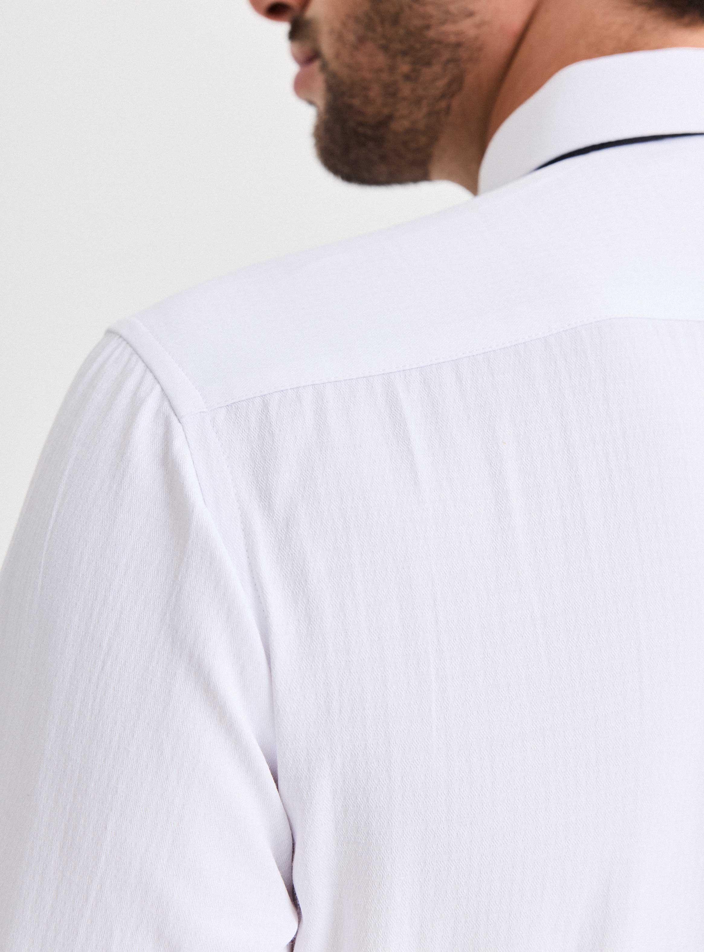 Camisa Slim Fit Texturada-3