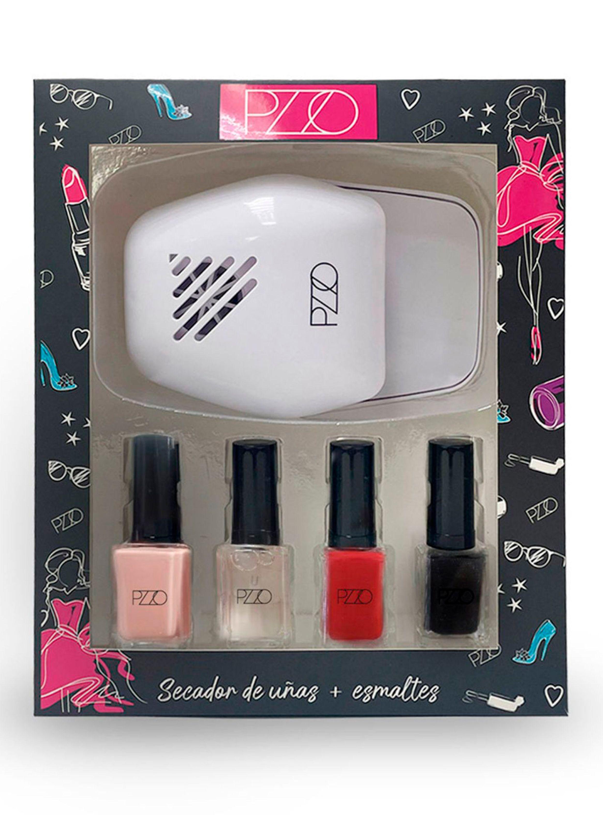 Set de 4 Esmaltes + Secador de Uñas-0