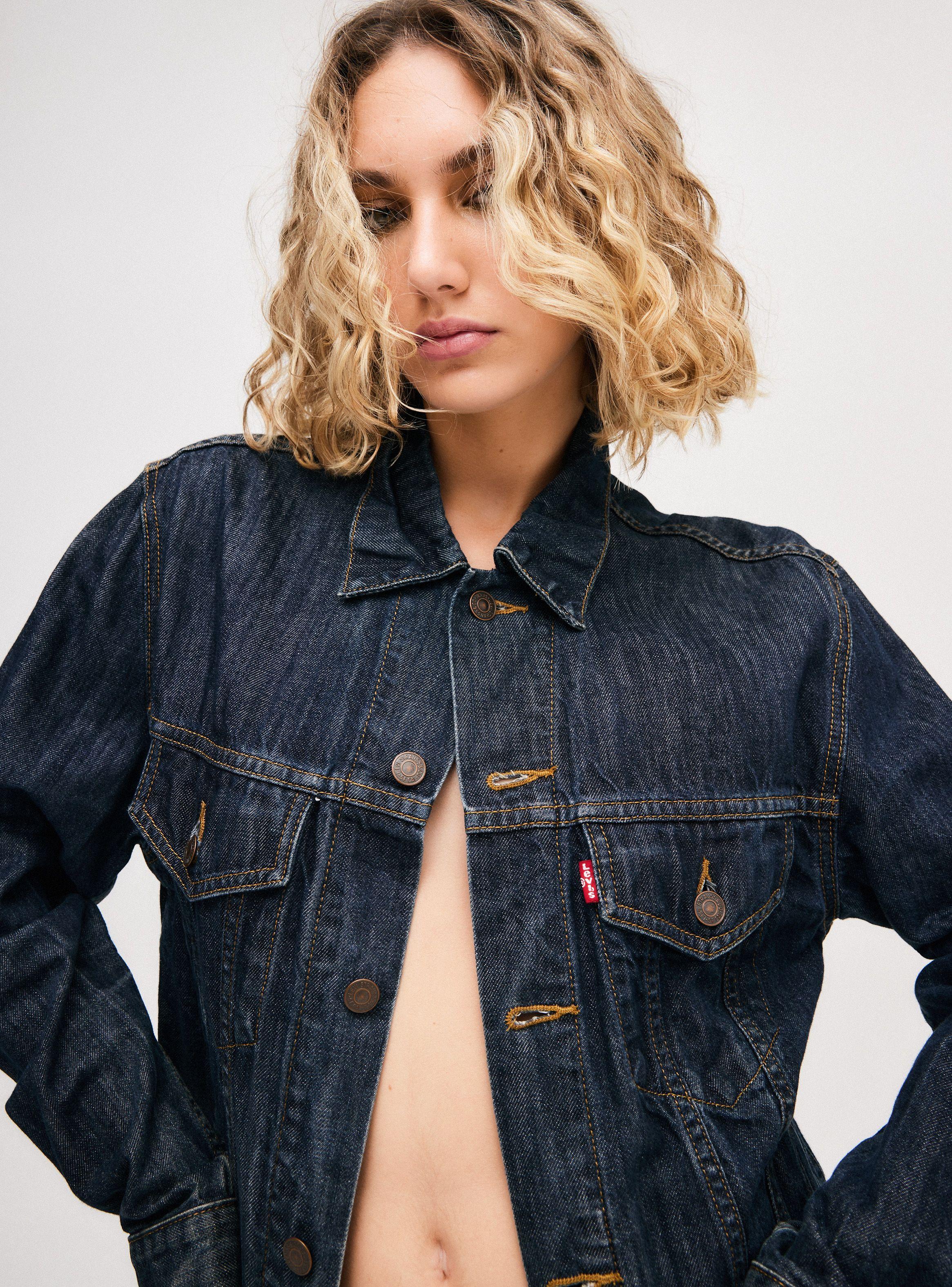 Chaqueta Denim Bolsillos Levis Azul Talla M-2