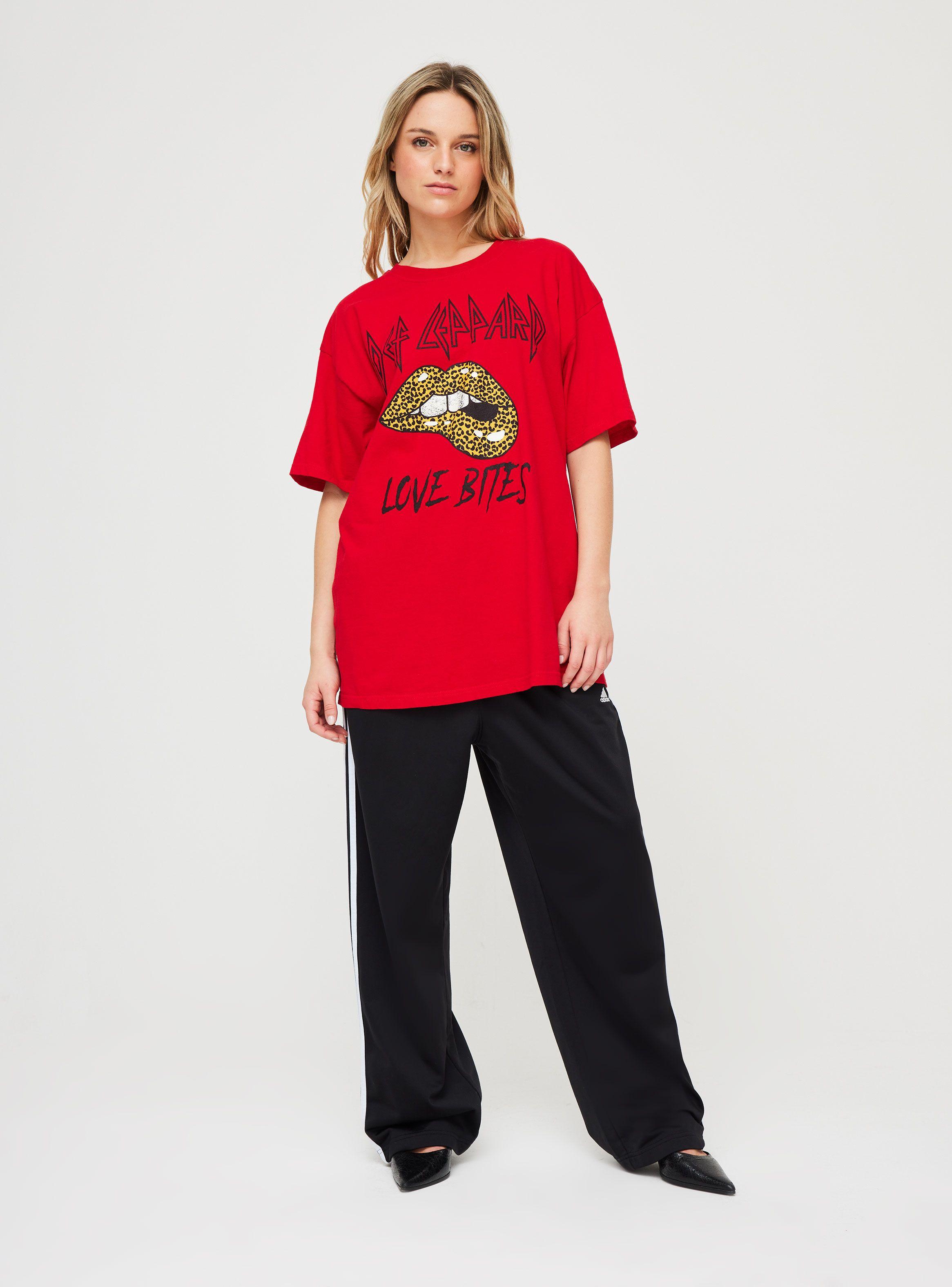 Polera Def Leppard Rojo Talla L-2