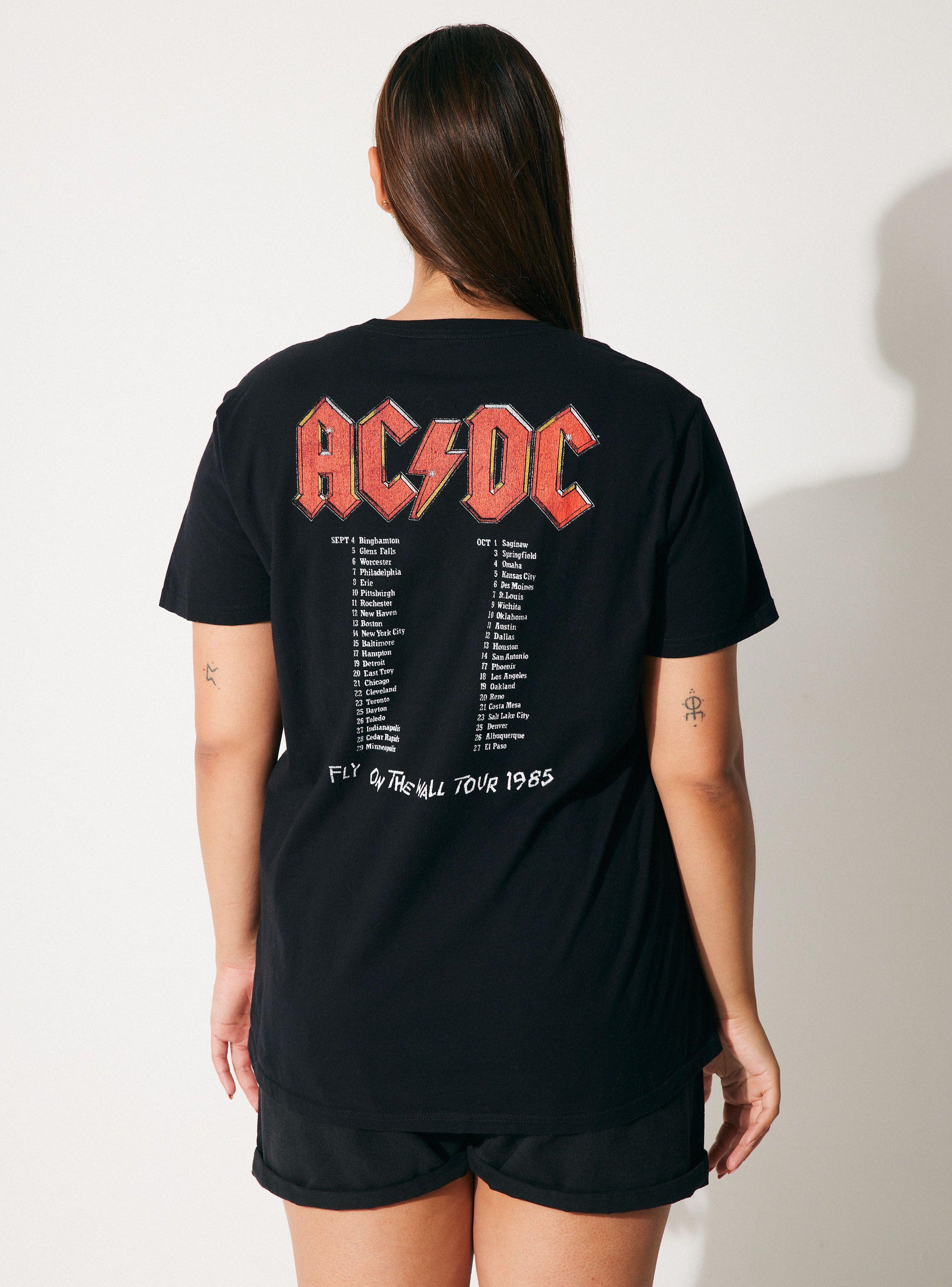 Polera Ac Dc Negro Talla Xl-1