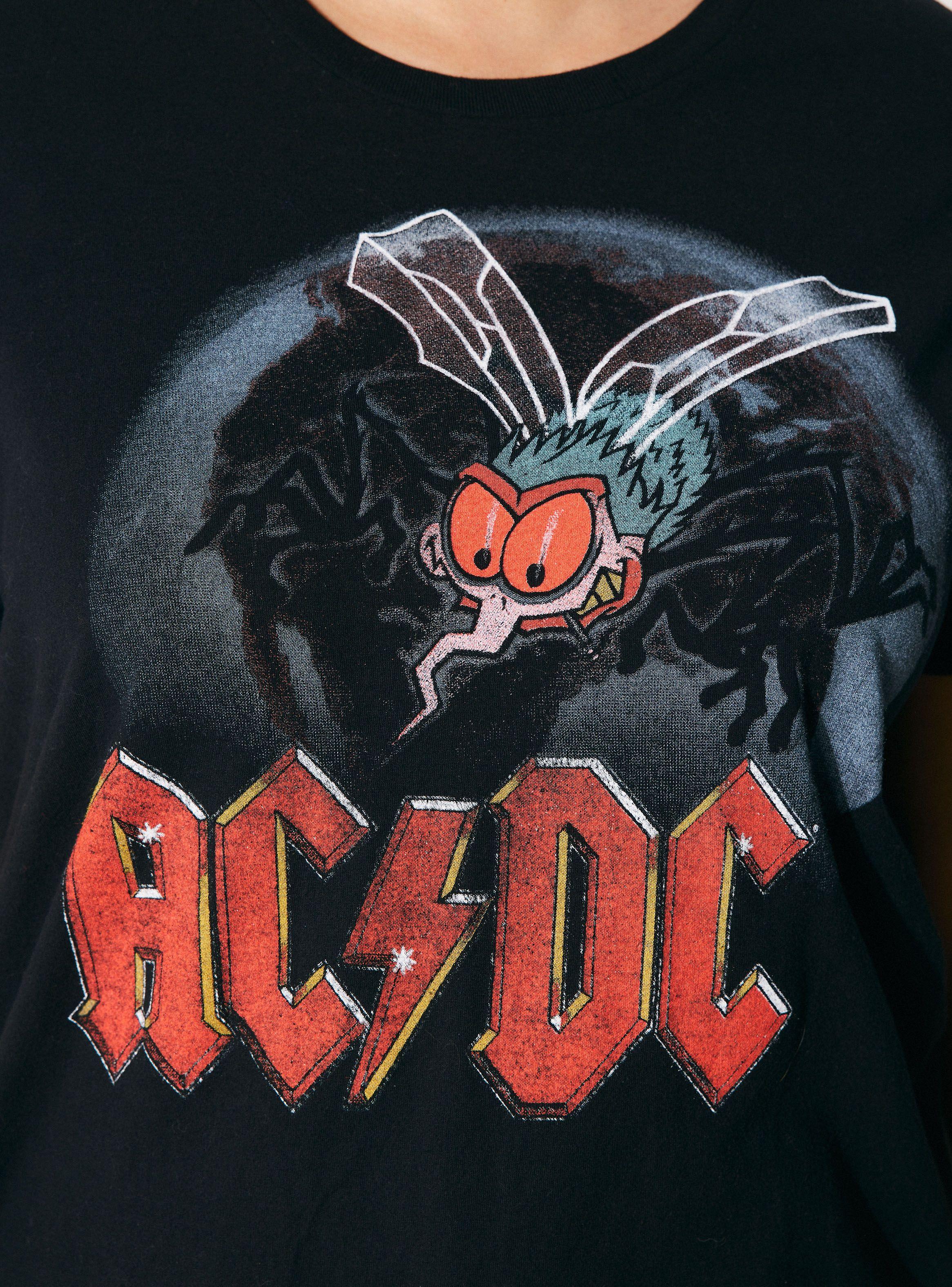 Polera Ac Dc Negro Talla Xl-2