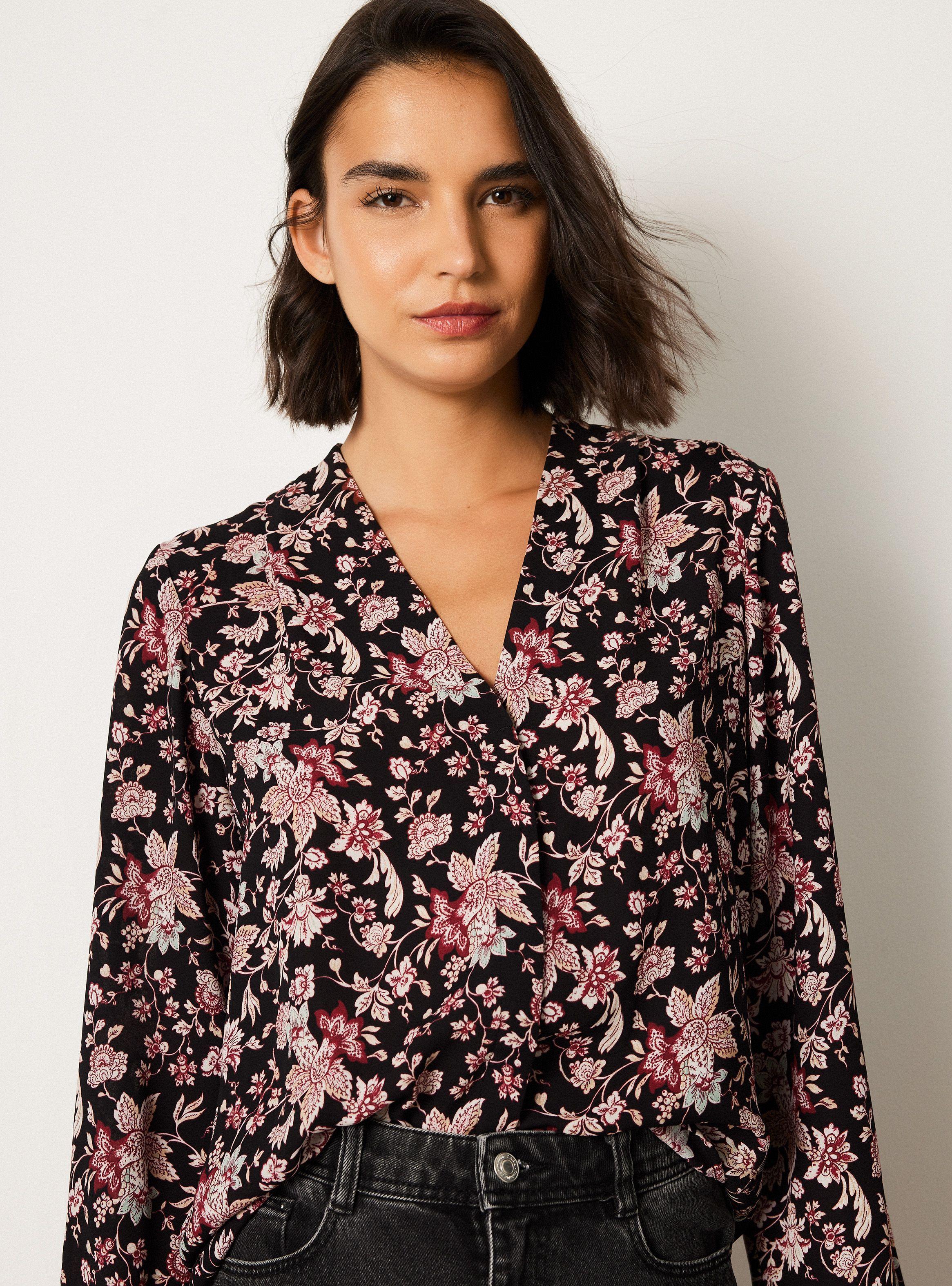 Blusa Express Full Print Negro M-2