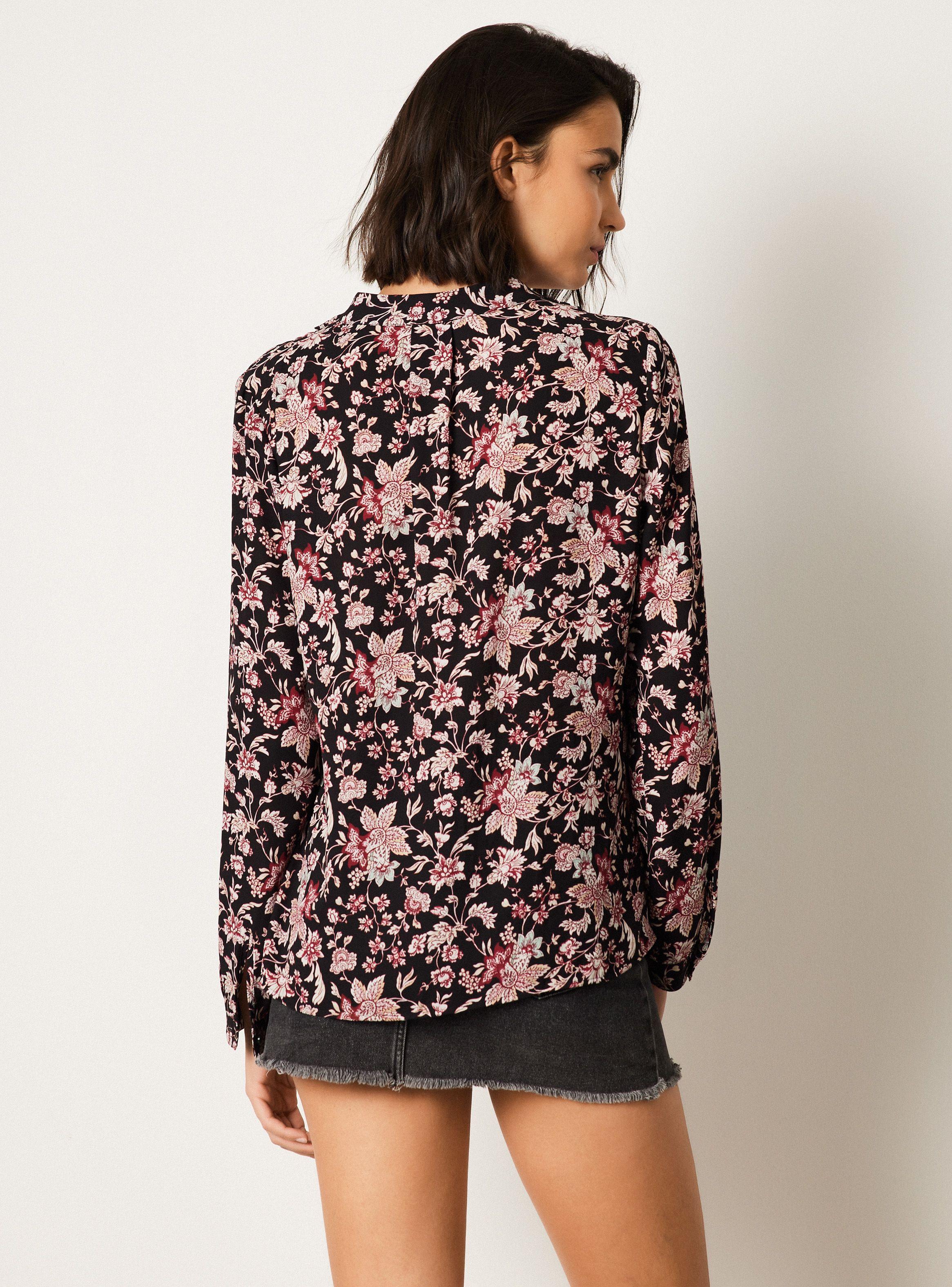 Blusa Express Full Print Negro M-1