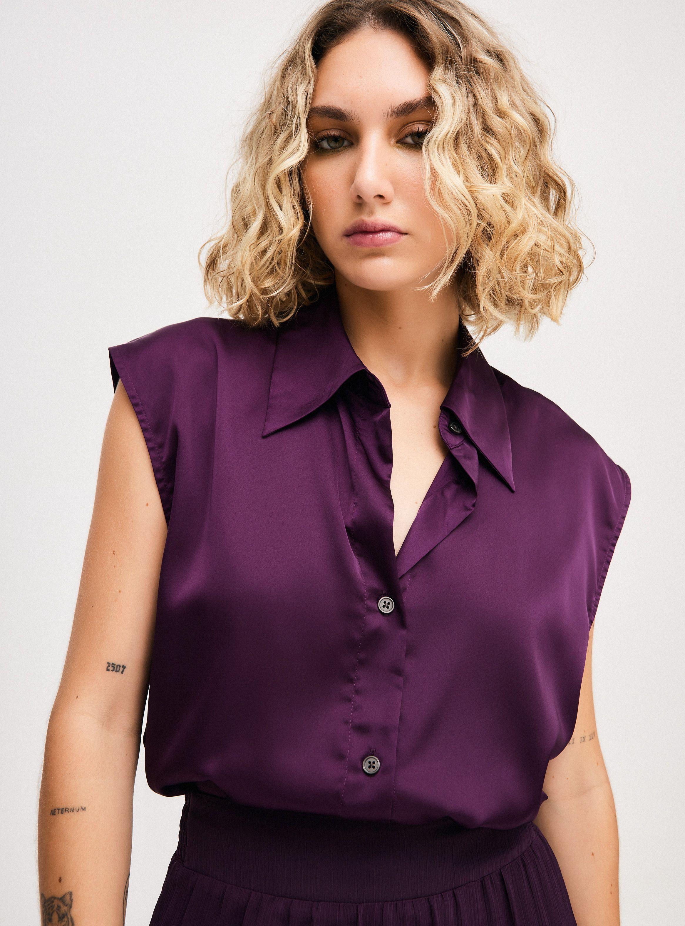 Blusa Banana Repu Morado L-2