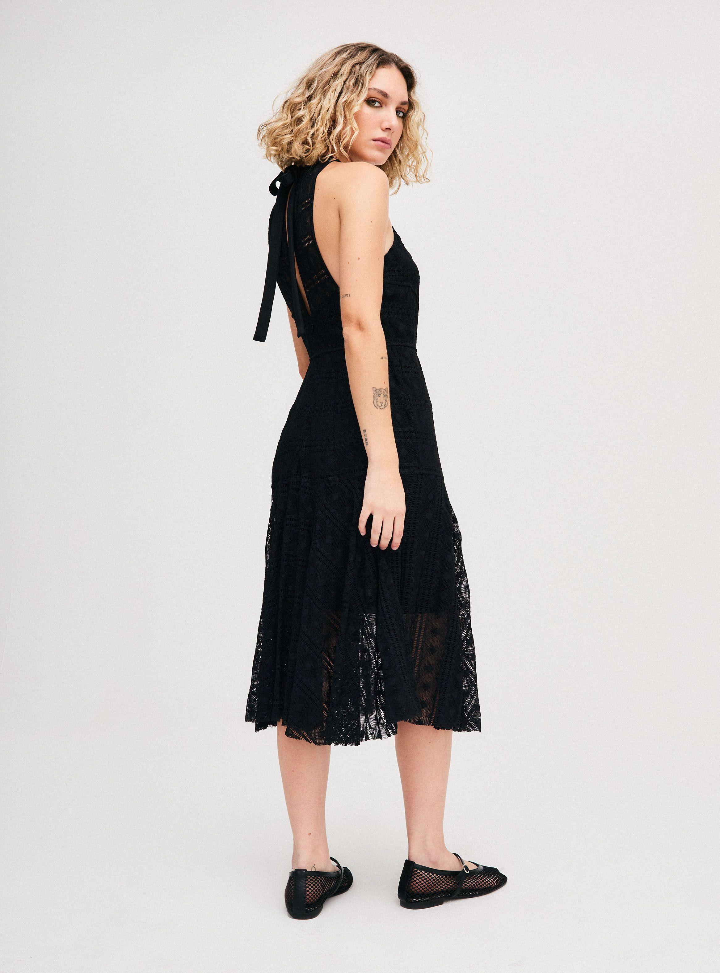 Vestido Tracy Reese Negro Talla S-3