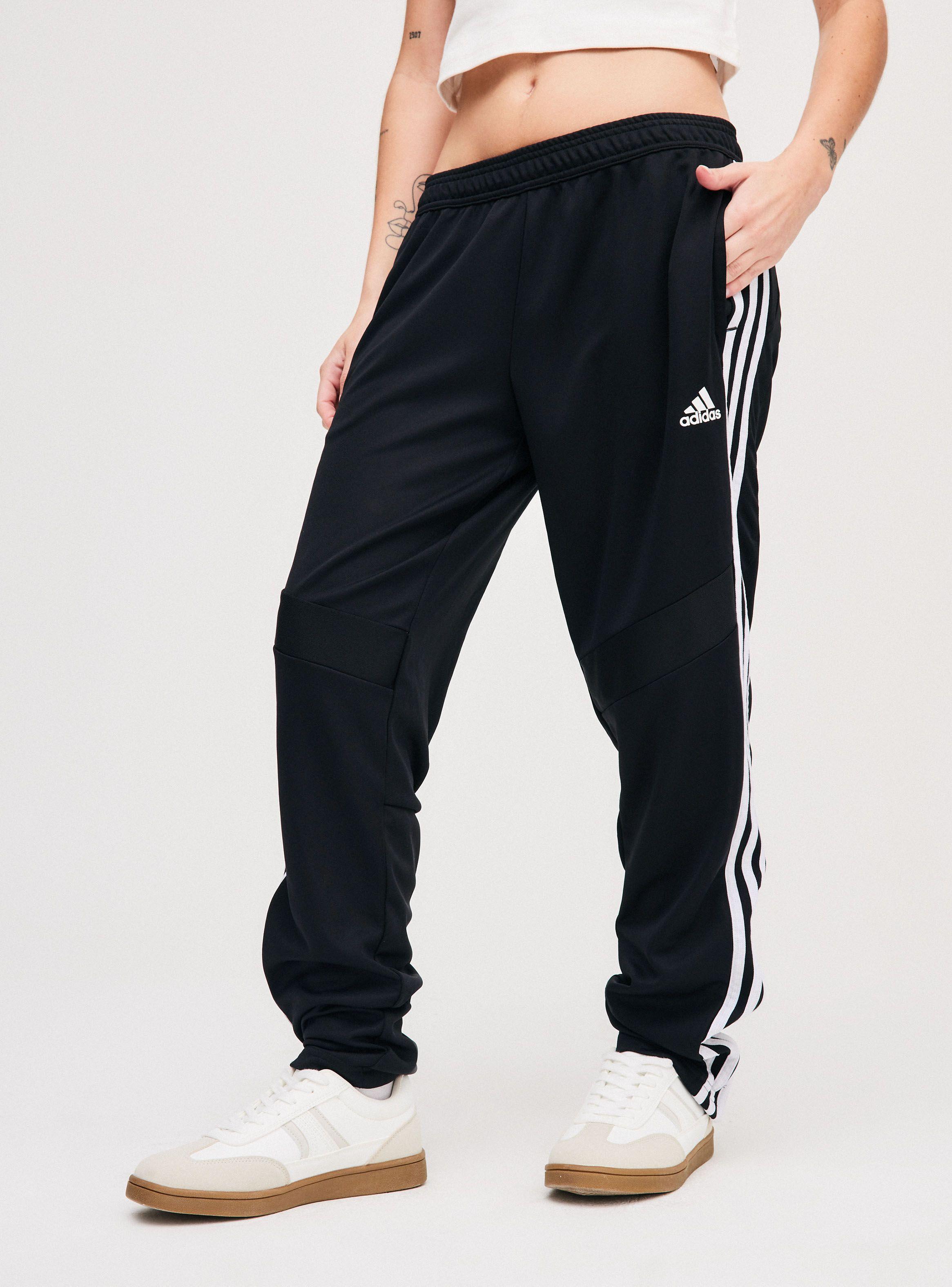 Pantalón de Buzo Adidas Tiro Medio Negro-0