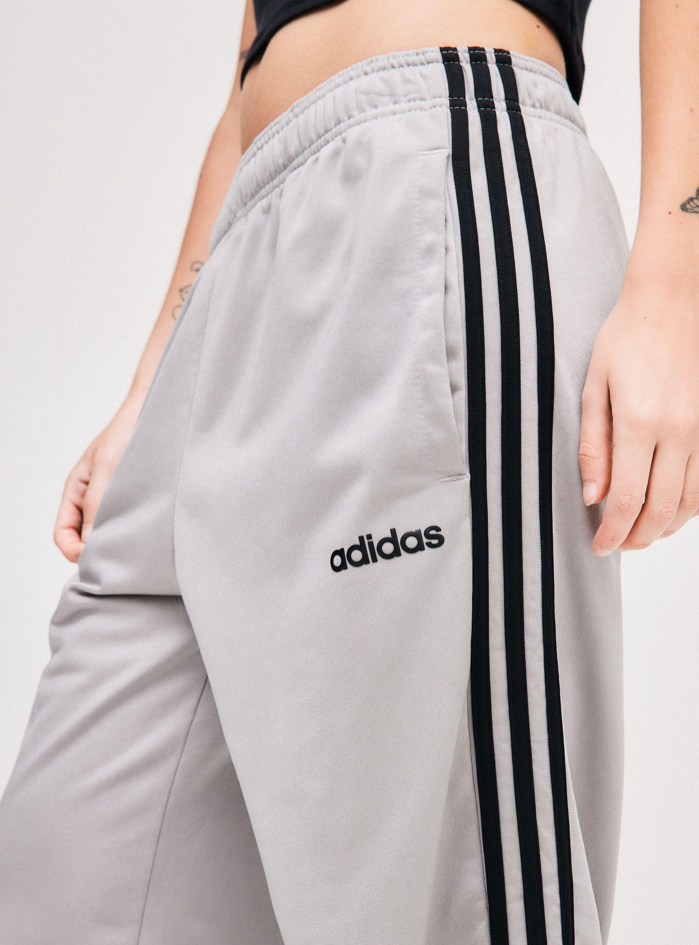 Pantalón de Buzo Elástico Adidas Gris-2