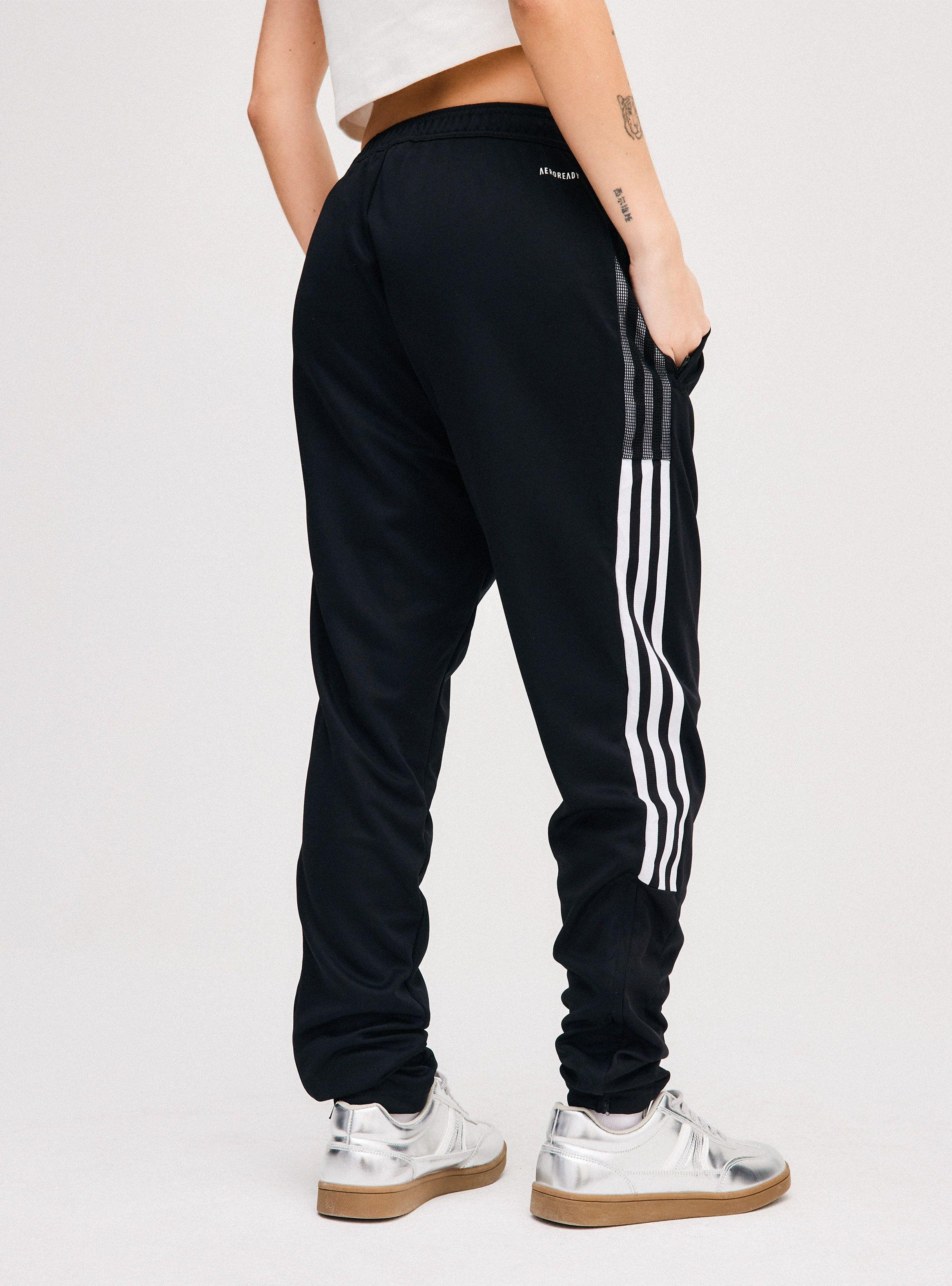 Pantalón de Buzo Adidas Poliéster Negro-1