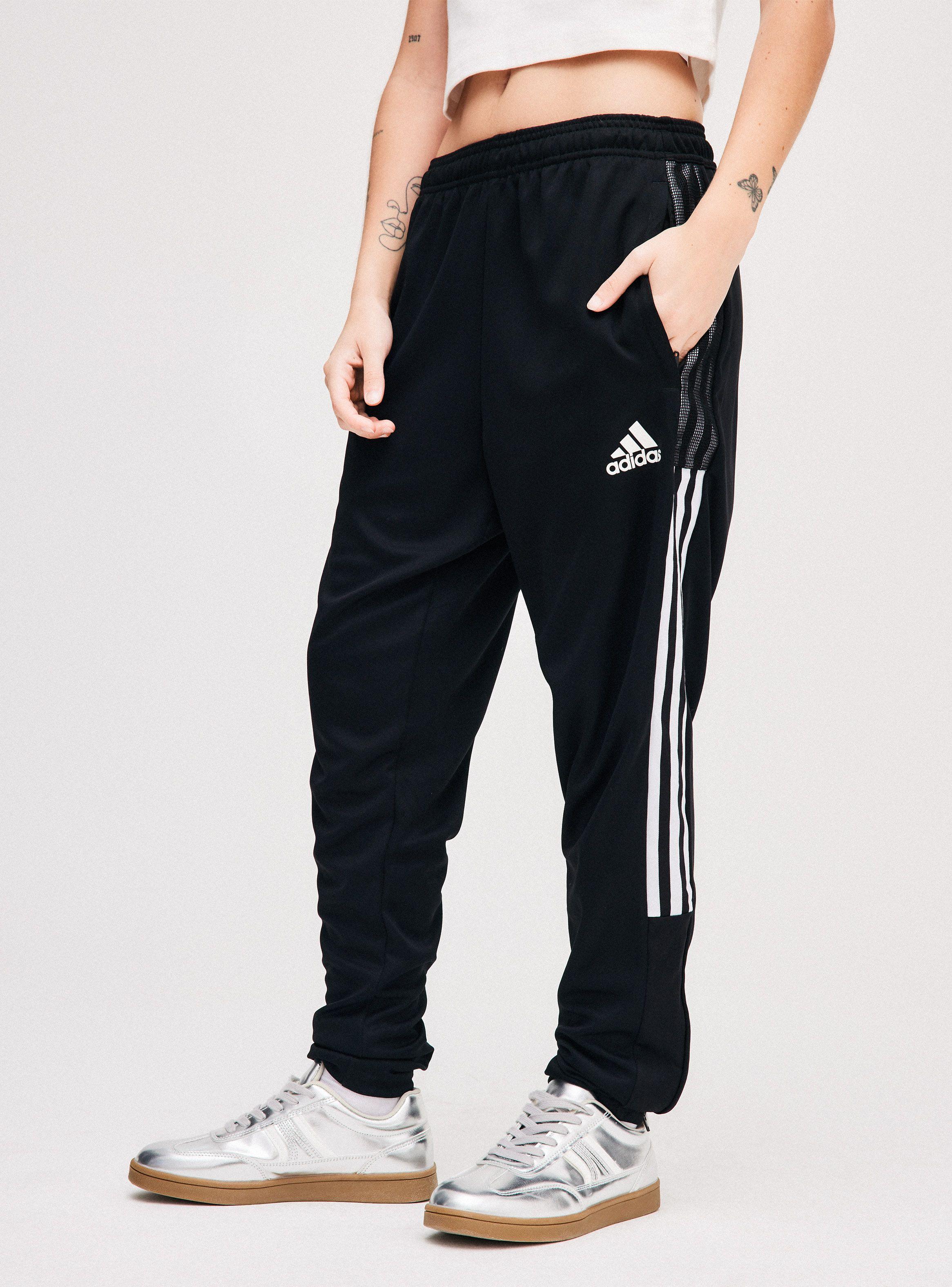 Pantalón de Buzo Adidas Poliéster Negro-0