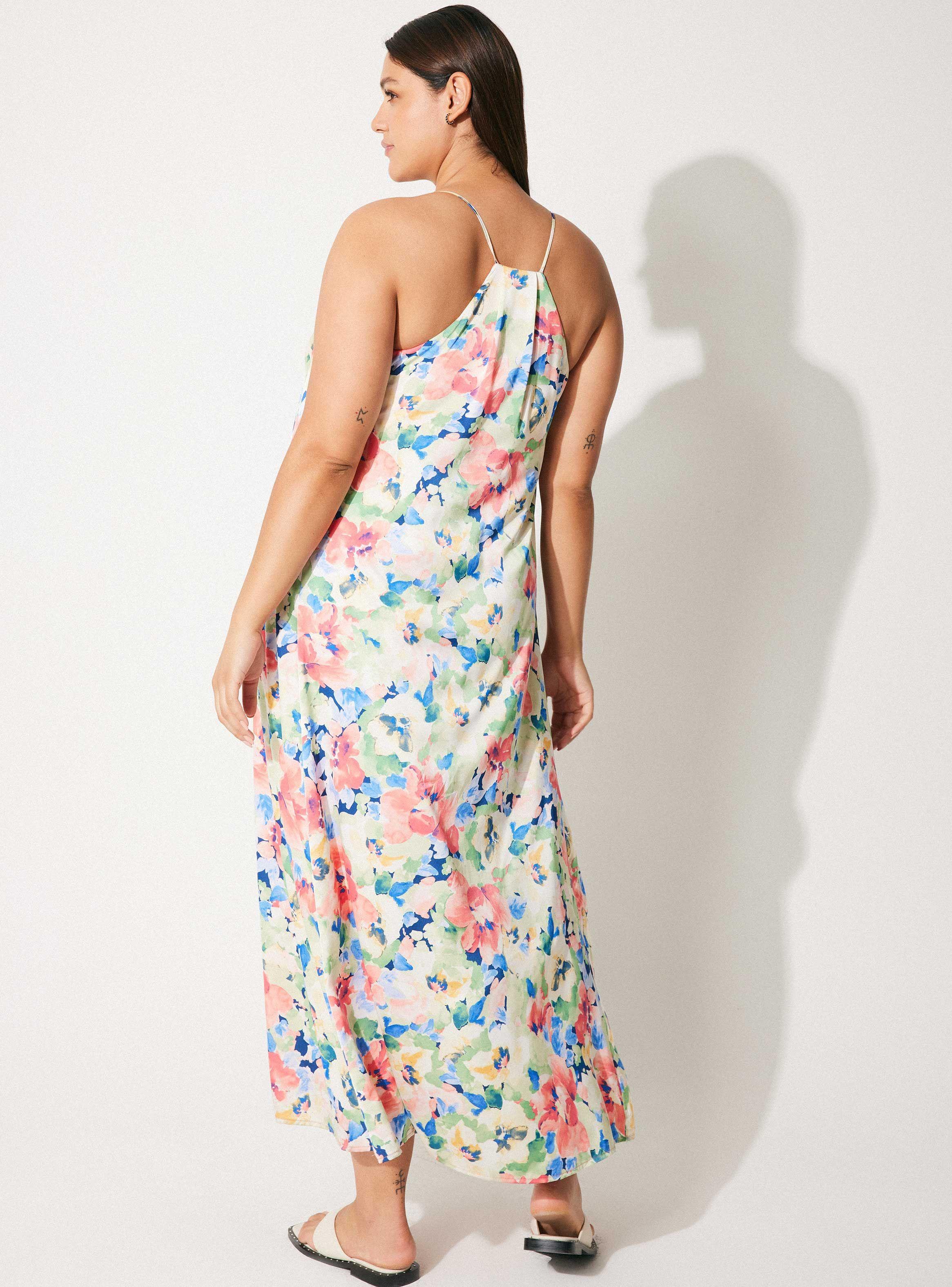 Vestido Tahari Flores Talla Xl-3