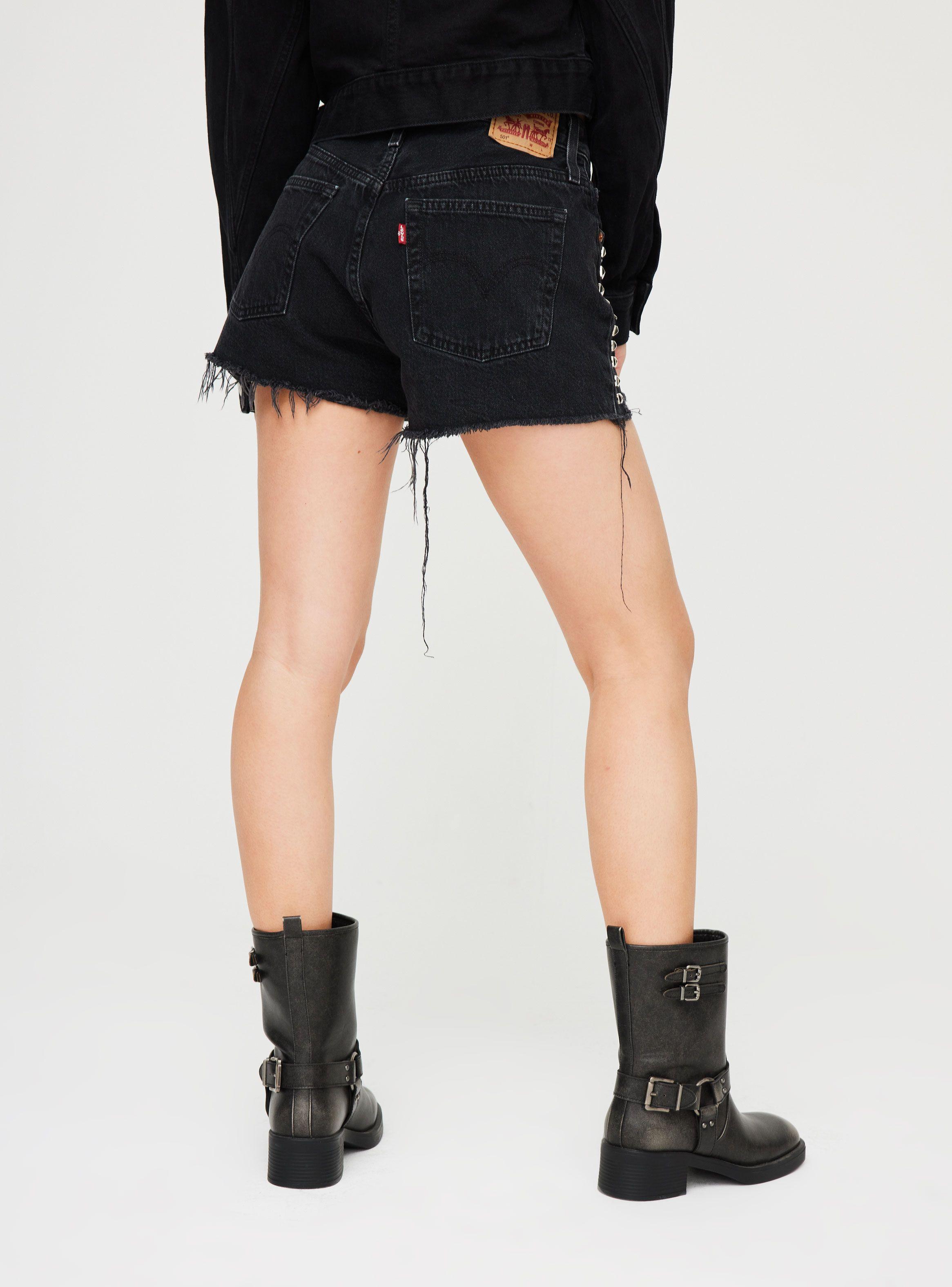 Short Lovemade Levis Denim Negro-1