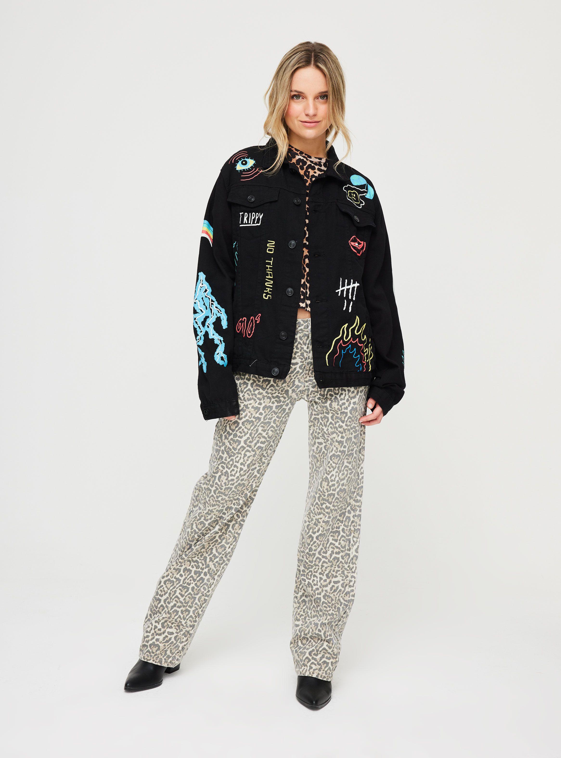 Chaqueta Denim Jacket Rue 21 Negro Talla M-2