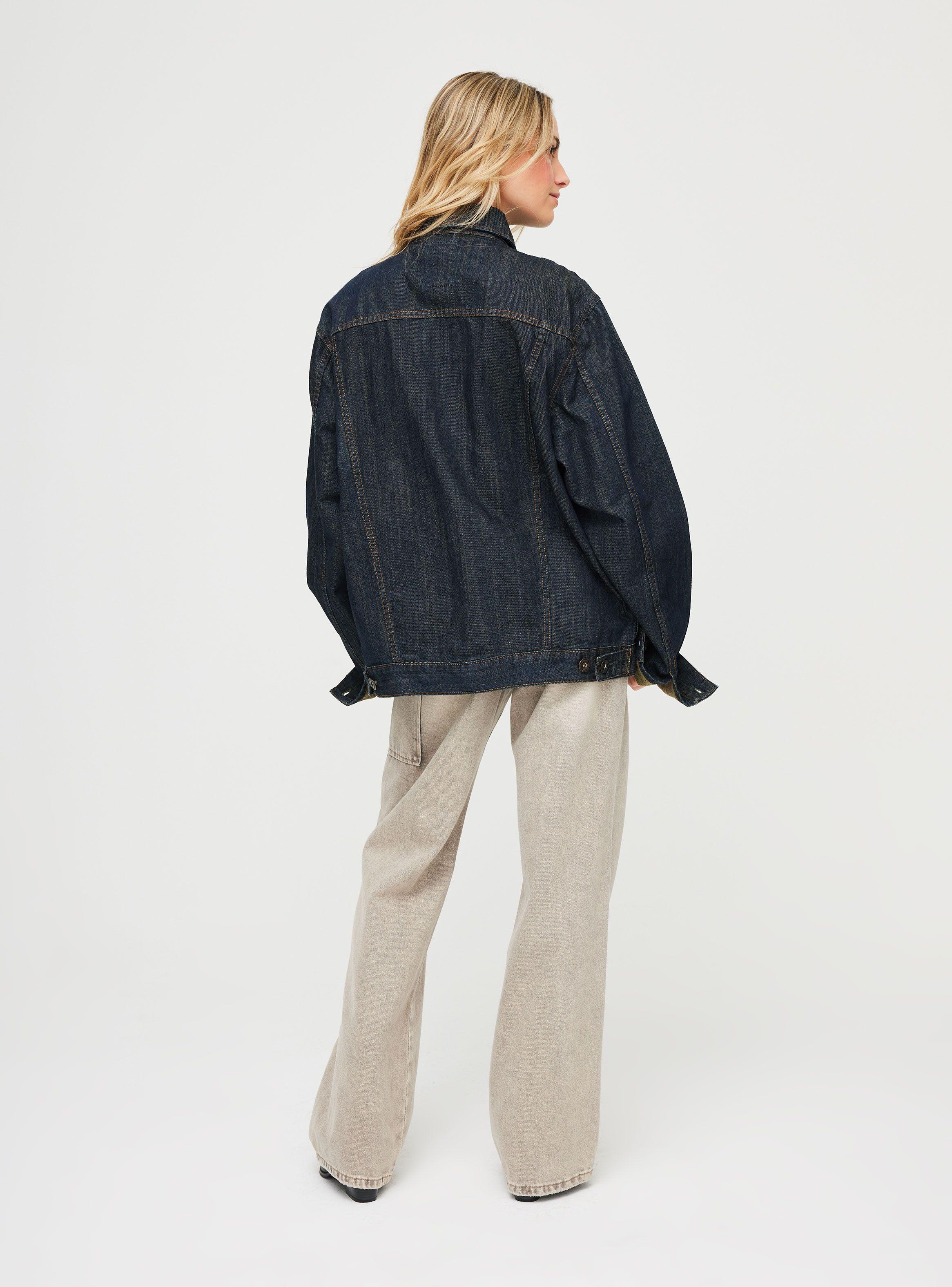 Chaqueta Denim Jacket Red Camel Azul Talla L-3