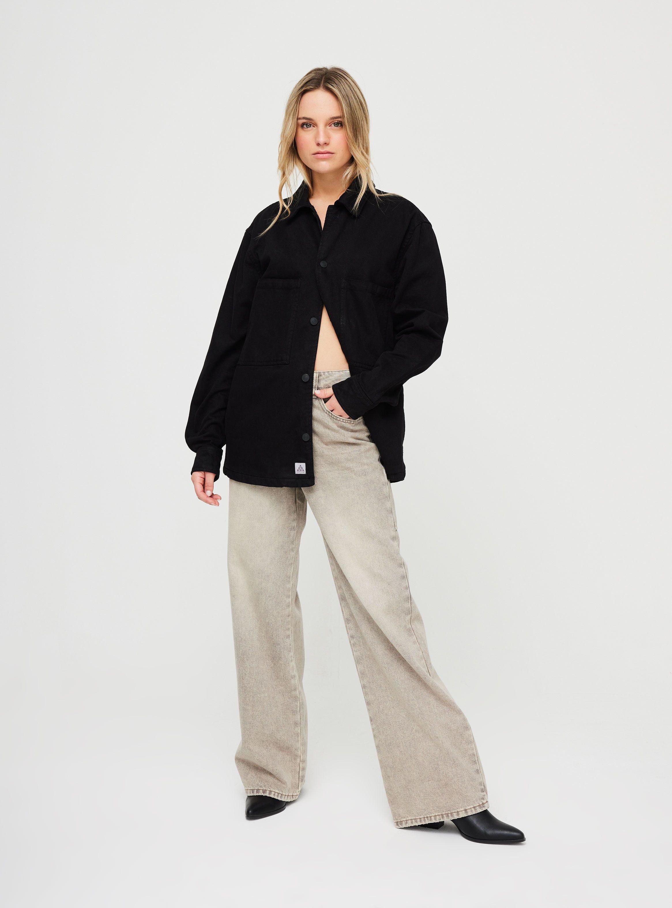 Chaqueta Denim Jacket Zara Negro Talla S-2