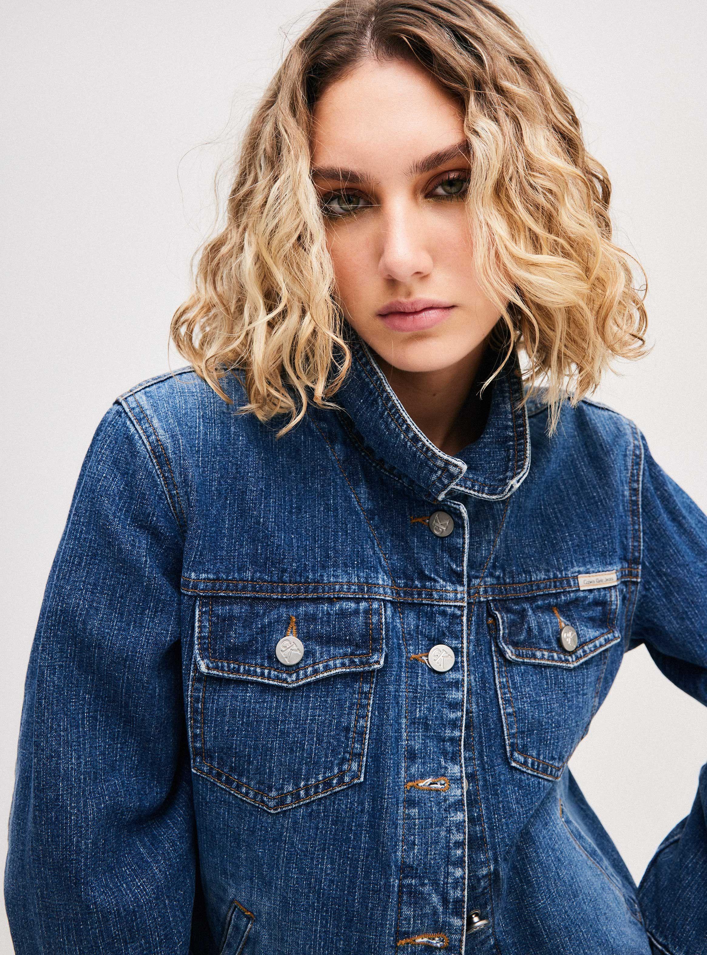 Chaqueta Denim Jacket Calvin Klein Azul Talla L-2