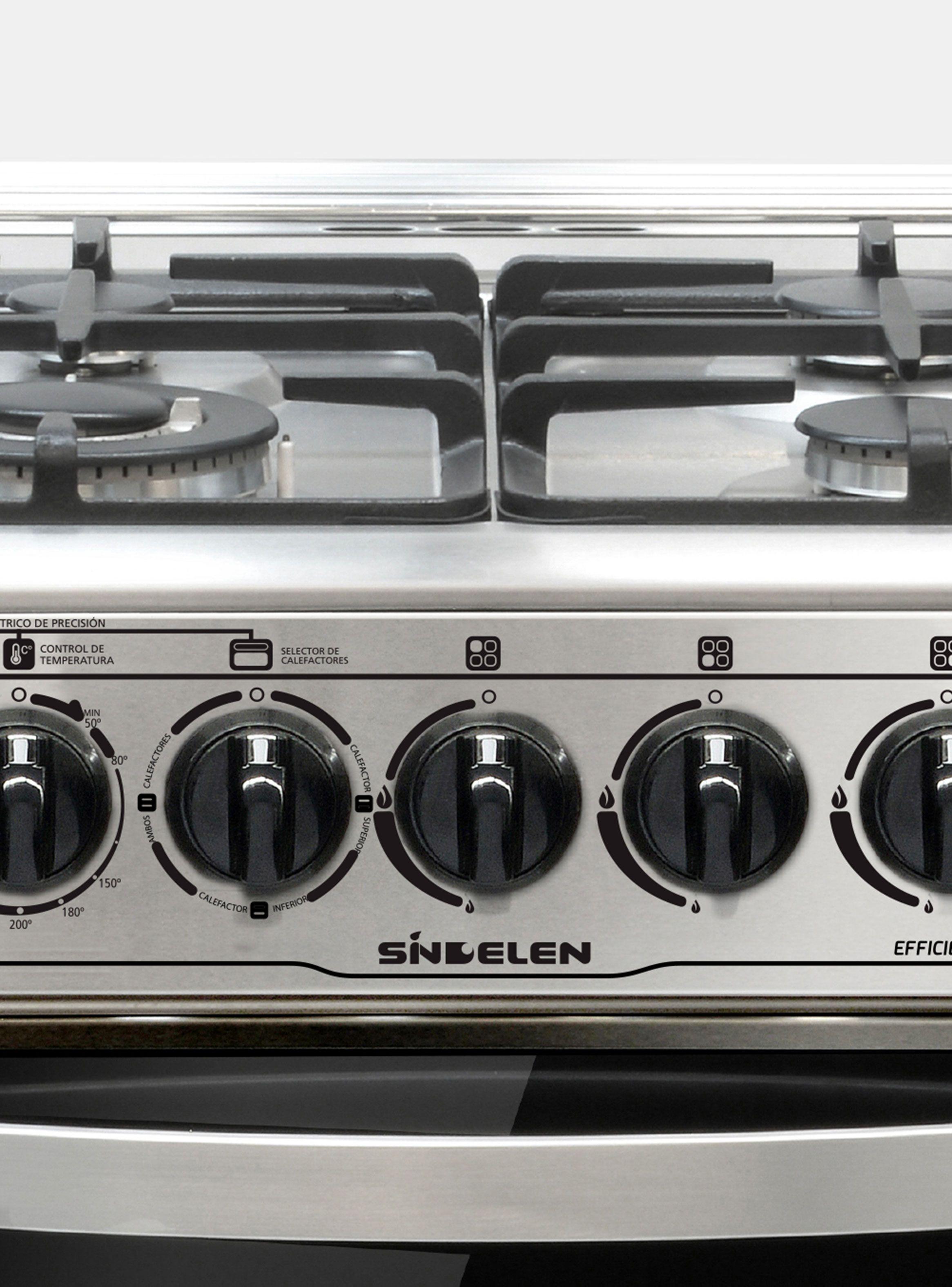 Cocina a Gas 4 Quemadores + Horno Eléctrico CH-640NI-2
