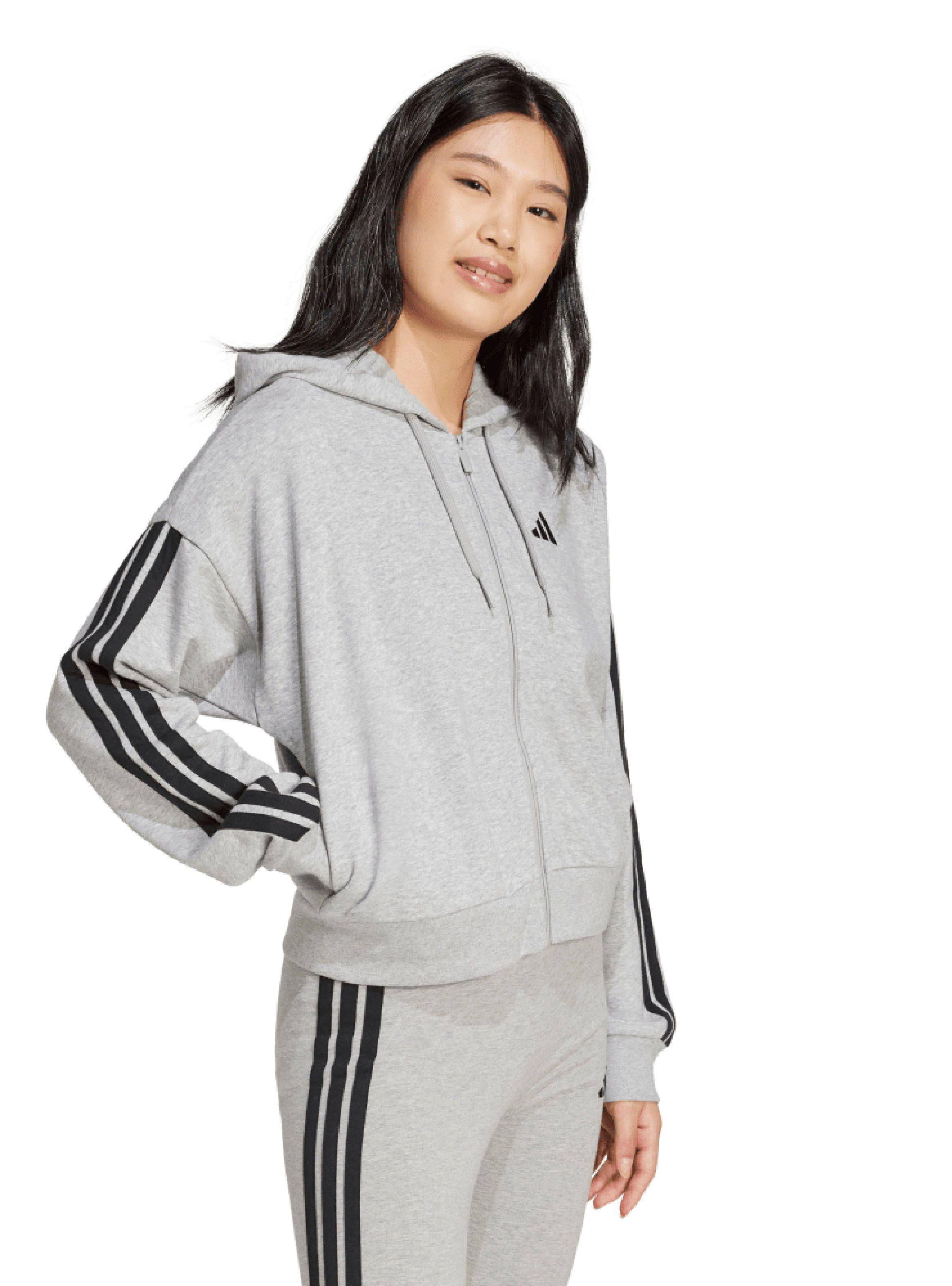 Polerón Full Zipper Hoodie 3 Tiras Capucha-3
