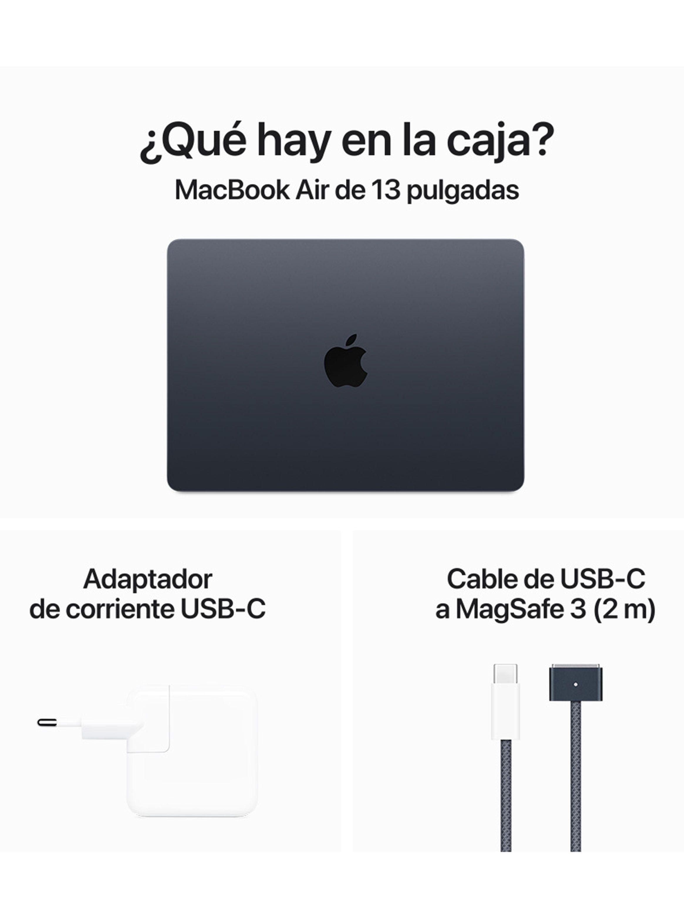 Apple MacBook Air Chip M3 16GB RAM 256GB SSD 13" Color Medianoche-3