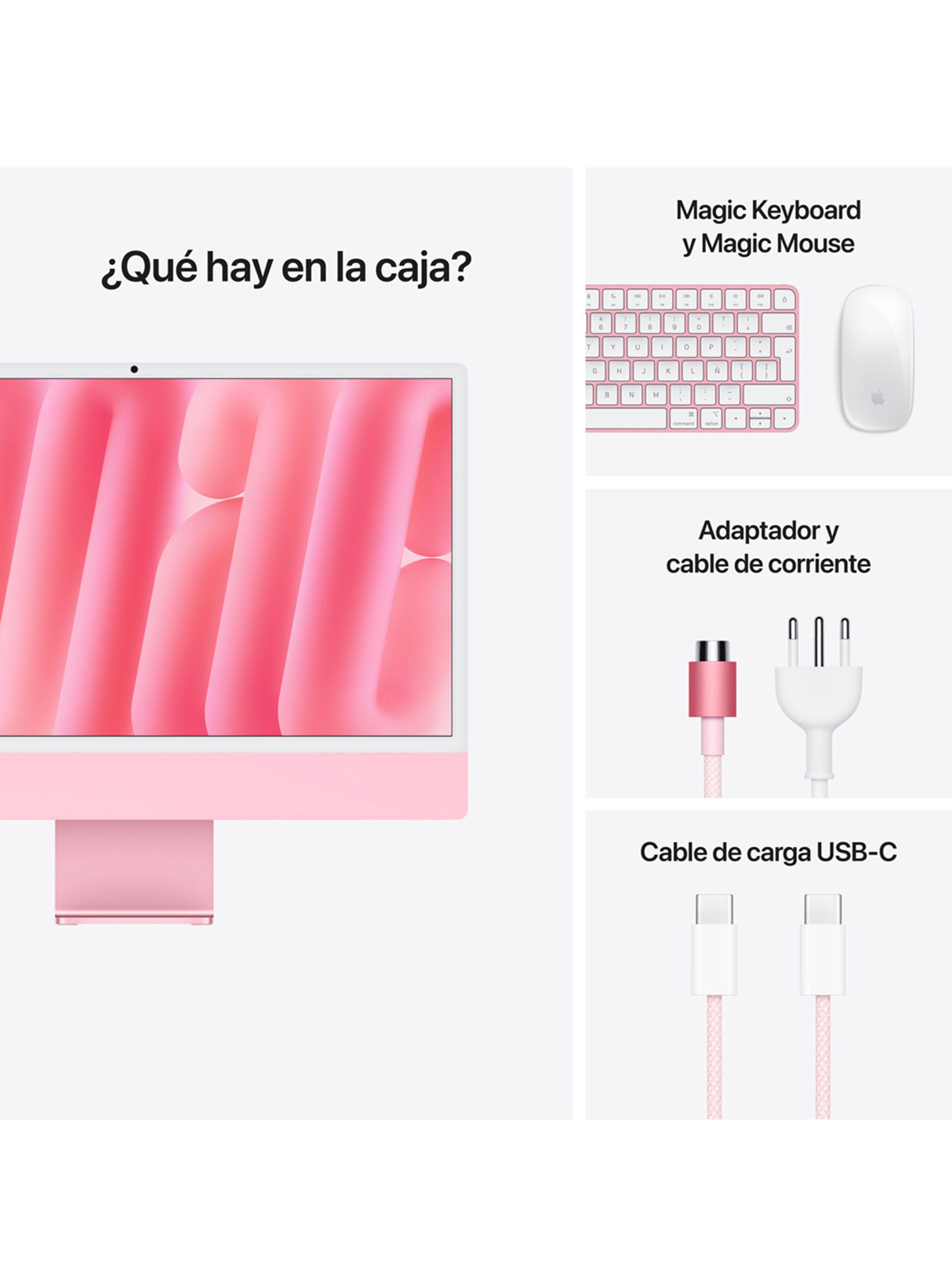 Apple iMac Chip M4 16GB RAM 256GB SSD 24" Pink-3