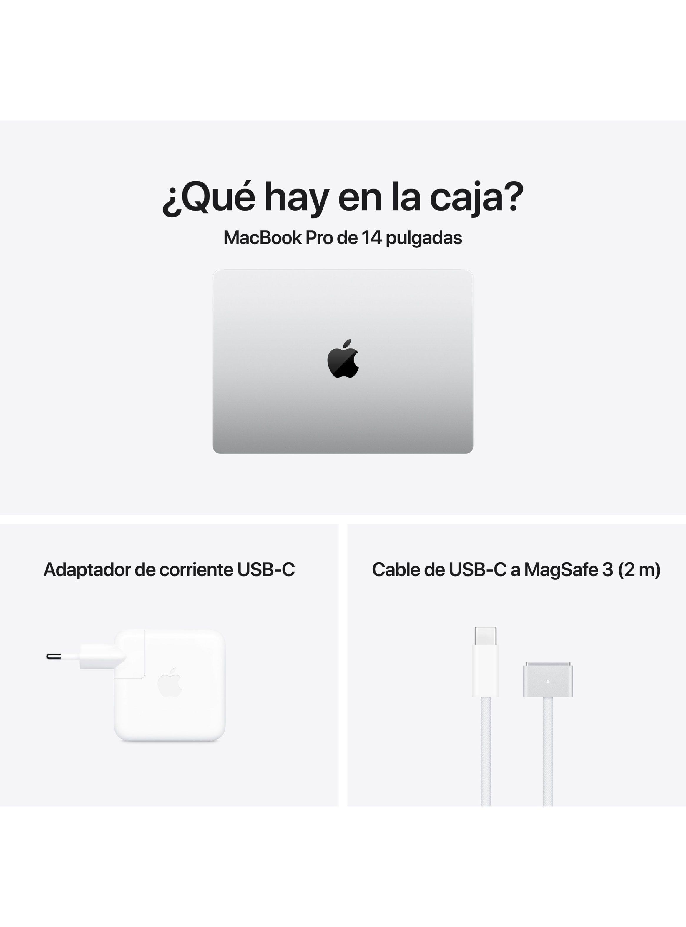Apple MacBook Pro Chip M4 16GB RAM 512GB SSD 14" Color Plata-2