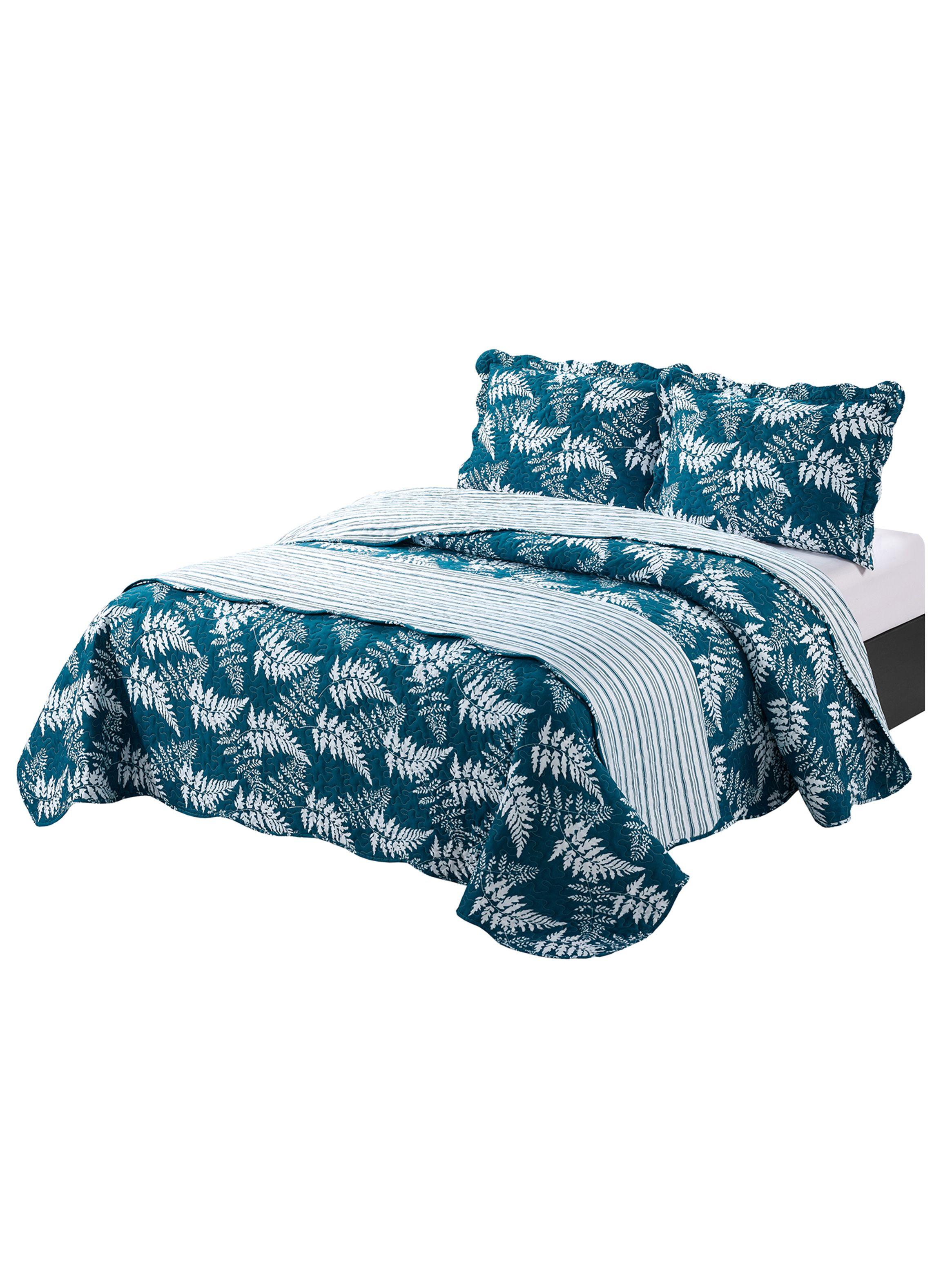 Quilt + Piecera Súper King Mallorca Helechos-0